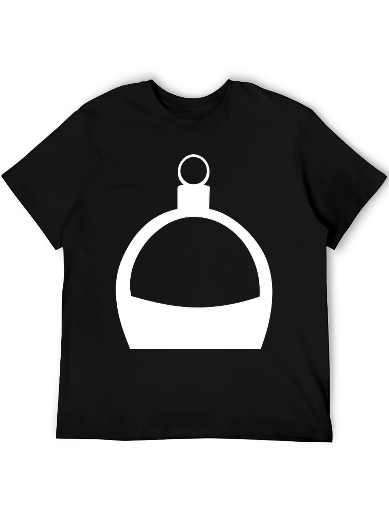 Minimalist Flask Graphic Tee - Black