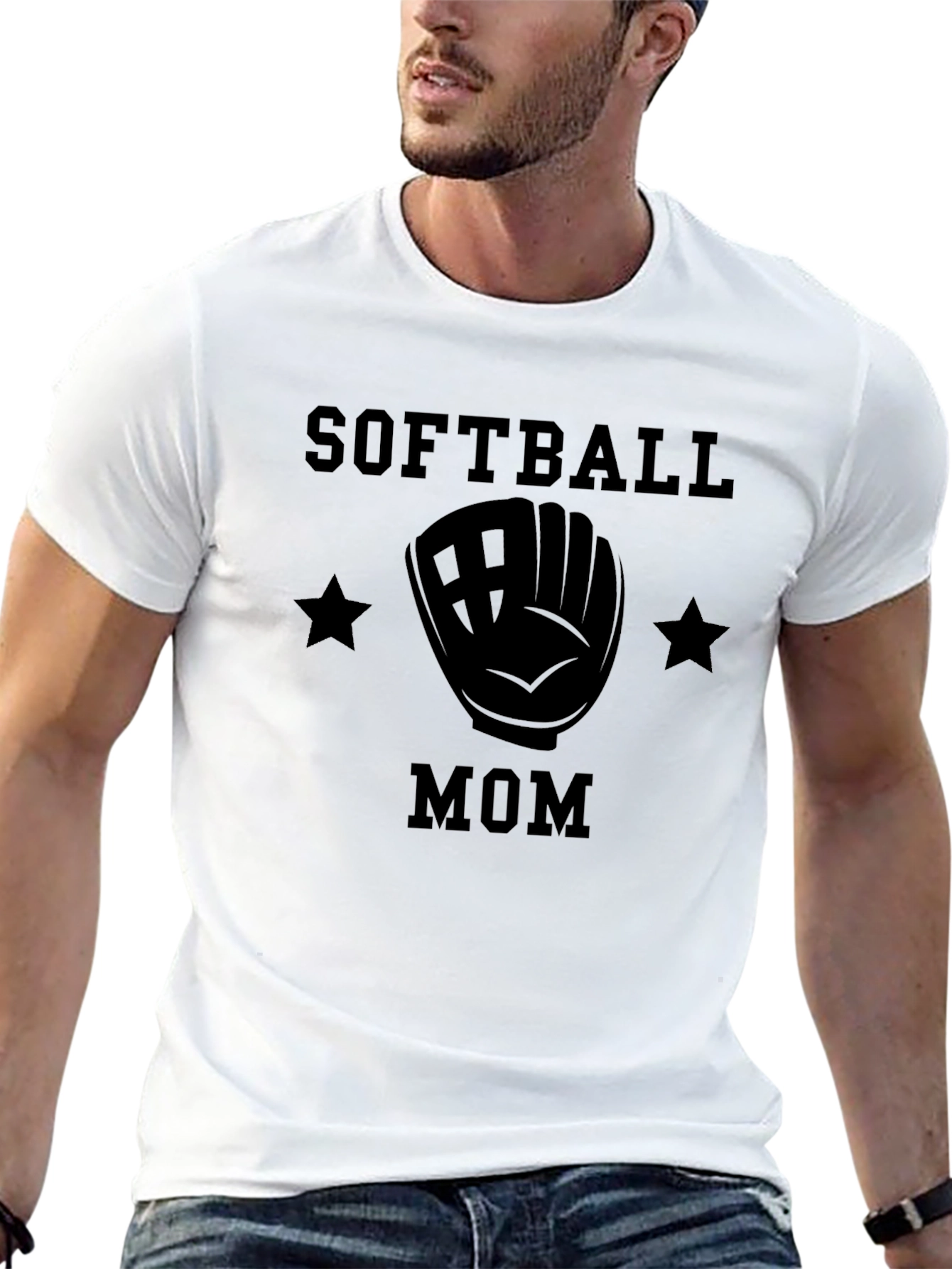 Softball Mom Graphic T-Shirt