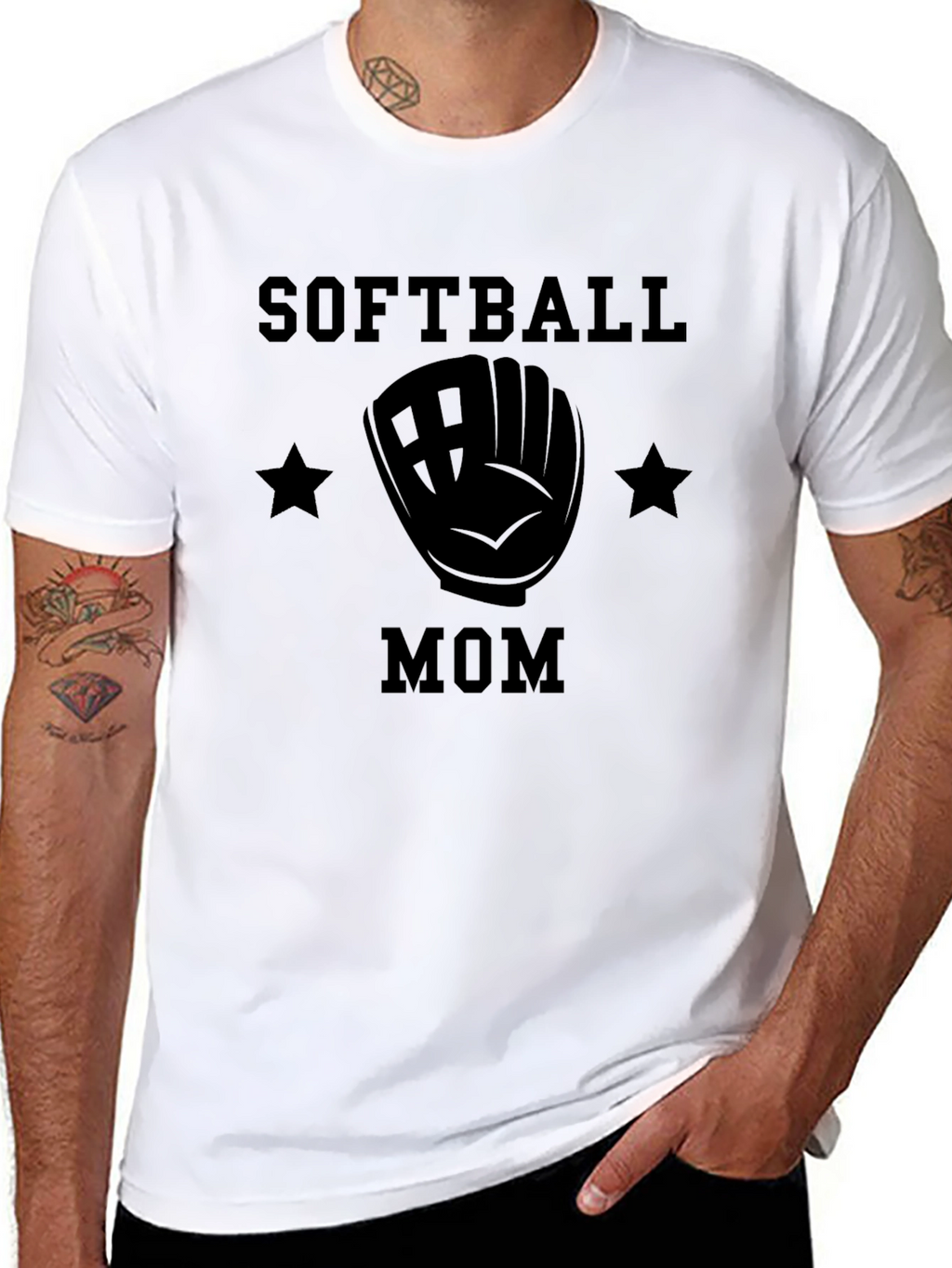 Softball Mom Graphic T-Shirt