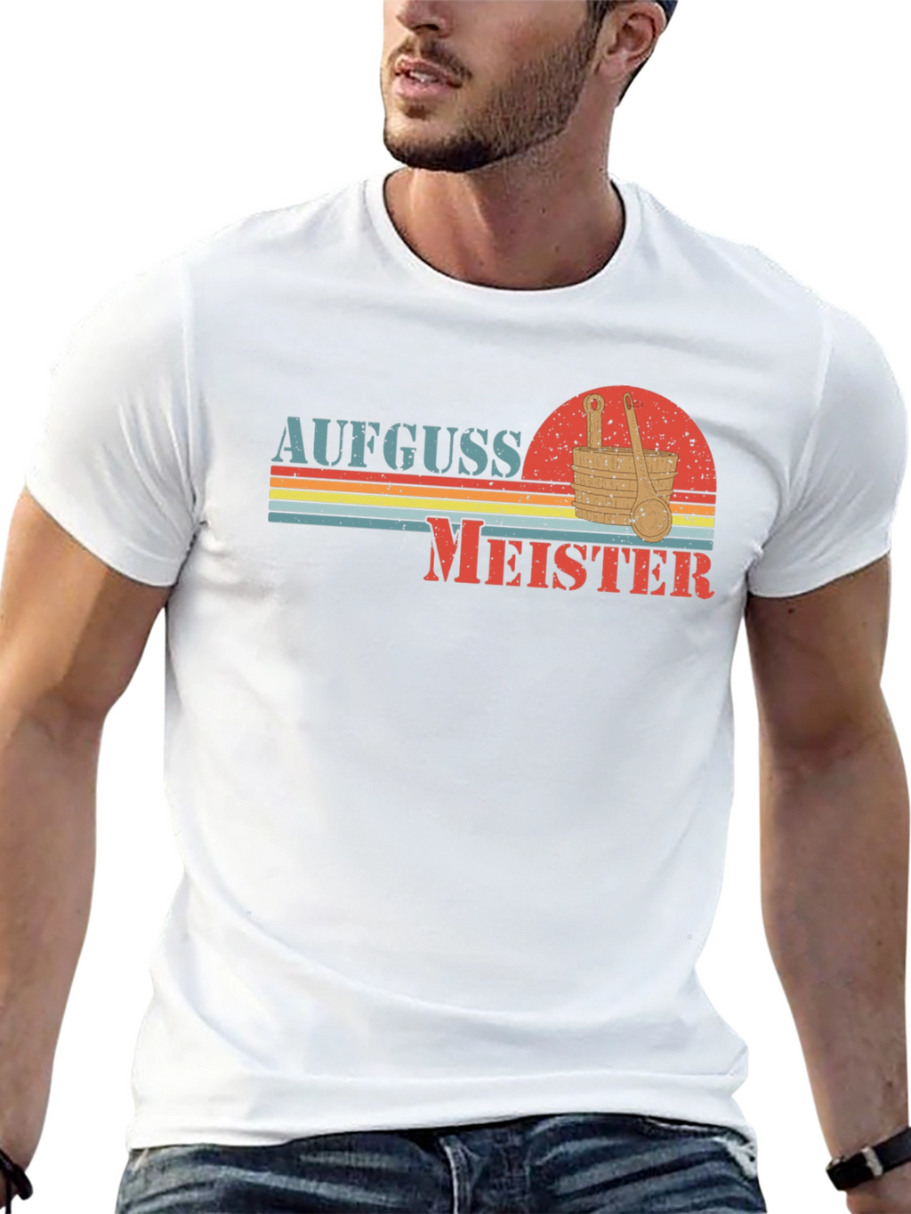 Aufguss Meister Sauna Retro T-Shirt
