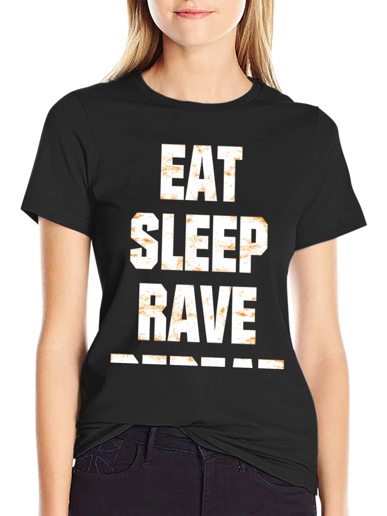 Eat Sleep Rave Repeat Mens T-Shirt