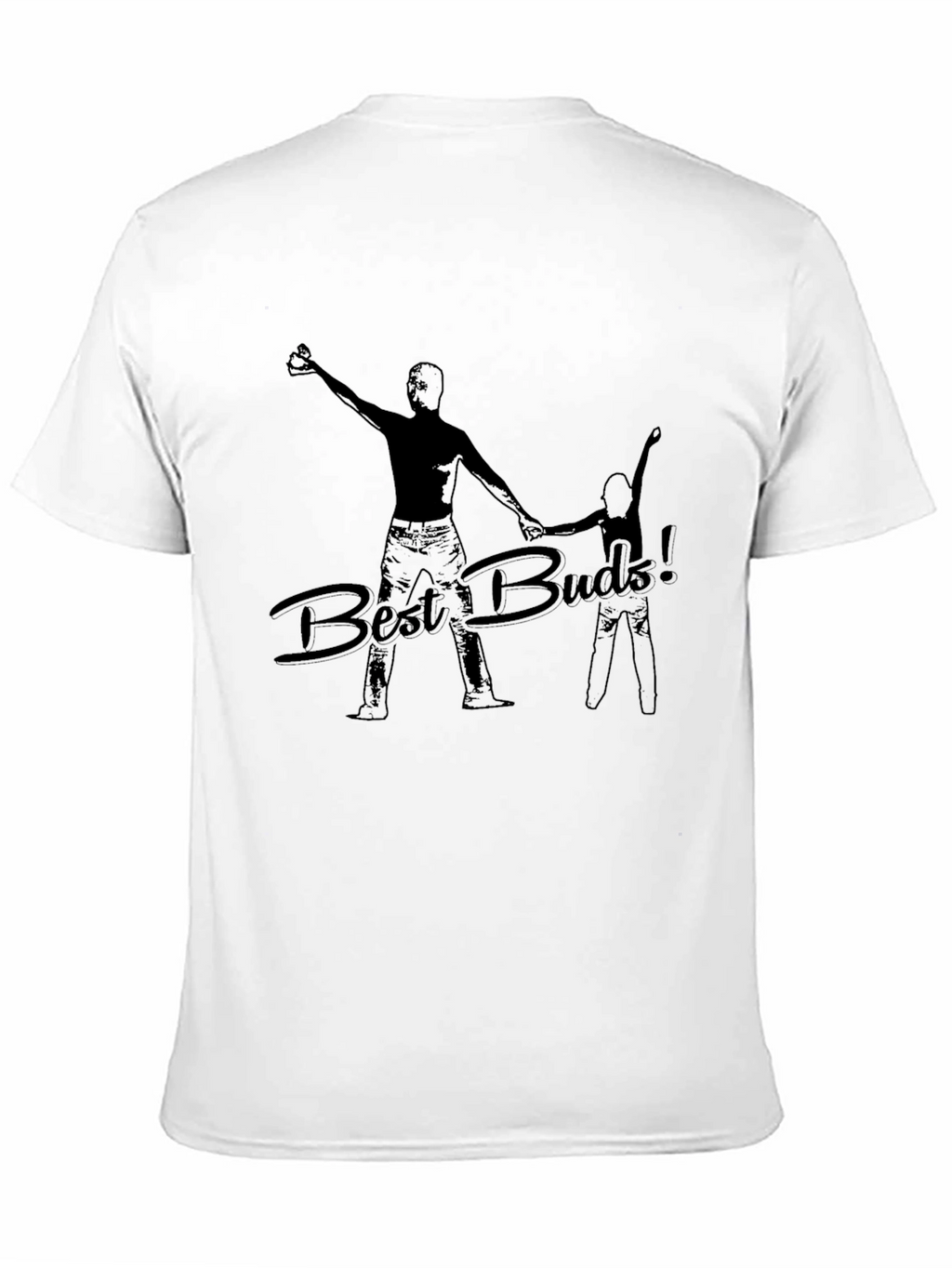 Best Buds! Black Graphic T-Shirt