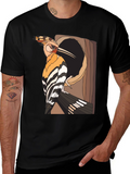 Hoopoe Bird Graphic Tee - Nature Lovers Shirt