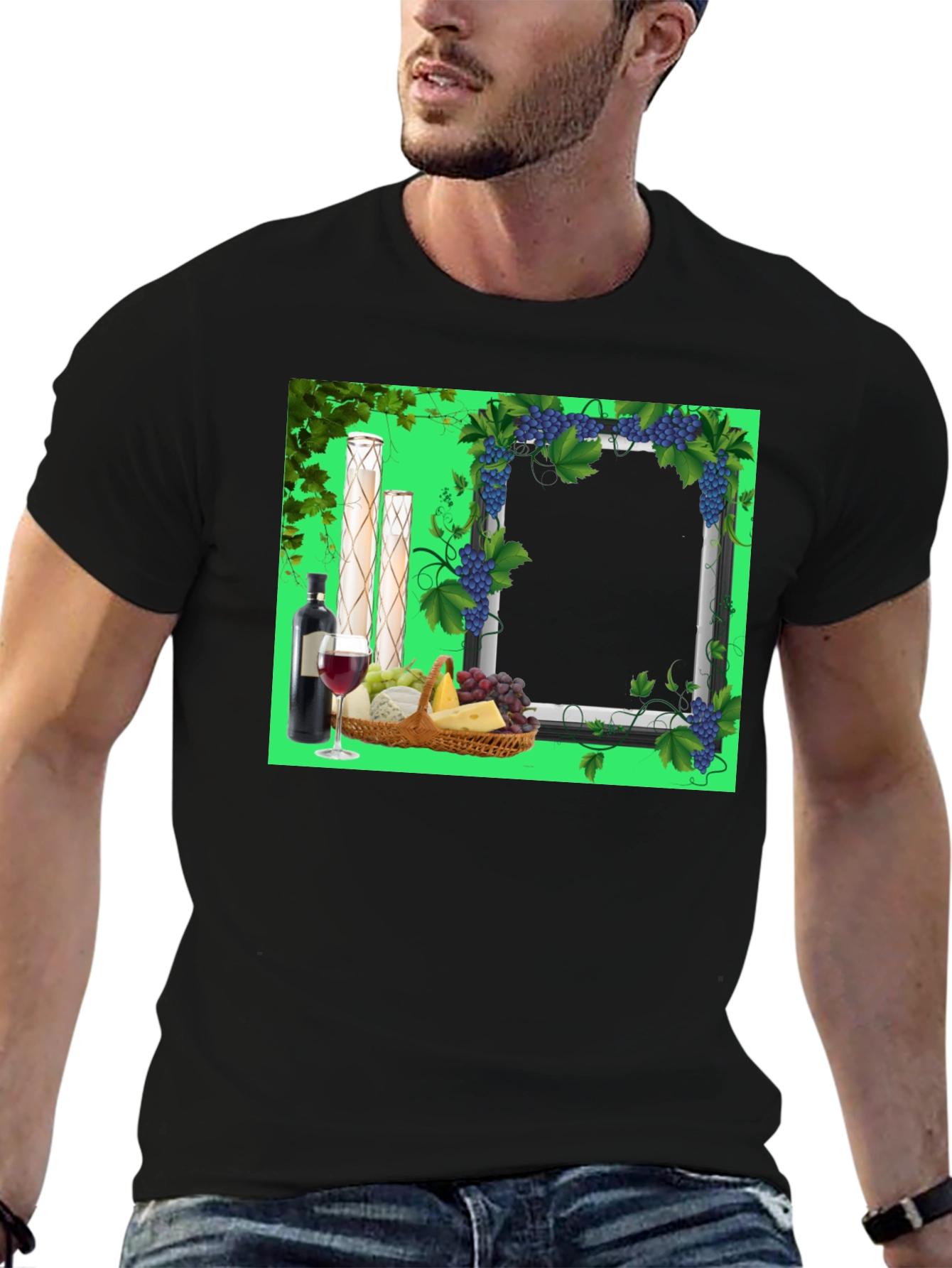 Wine & Cheese Graphic Tee