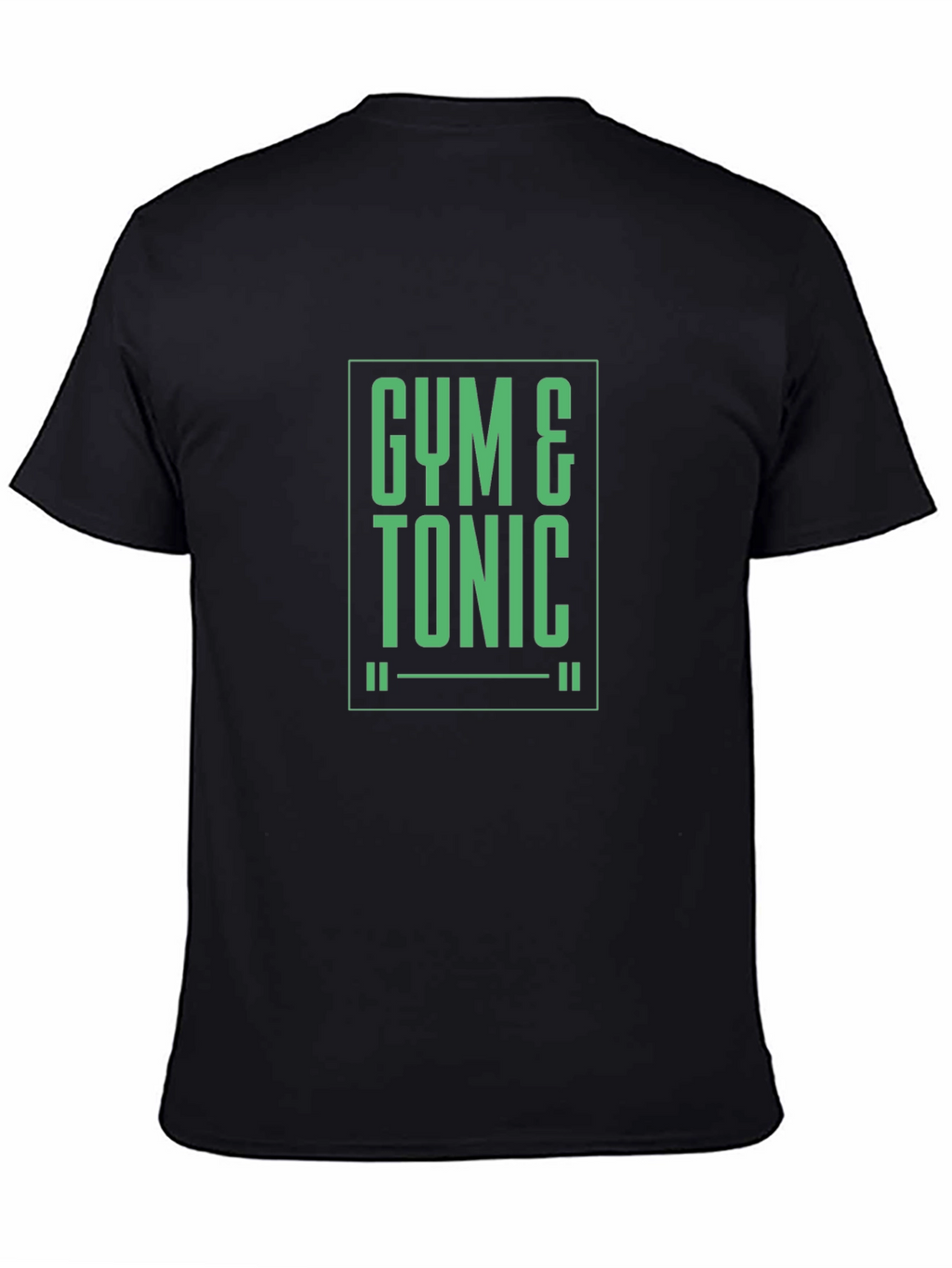 Gym & Tonic Black T-Shirt - Mens Fitness Apparel