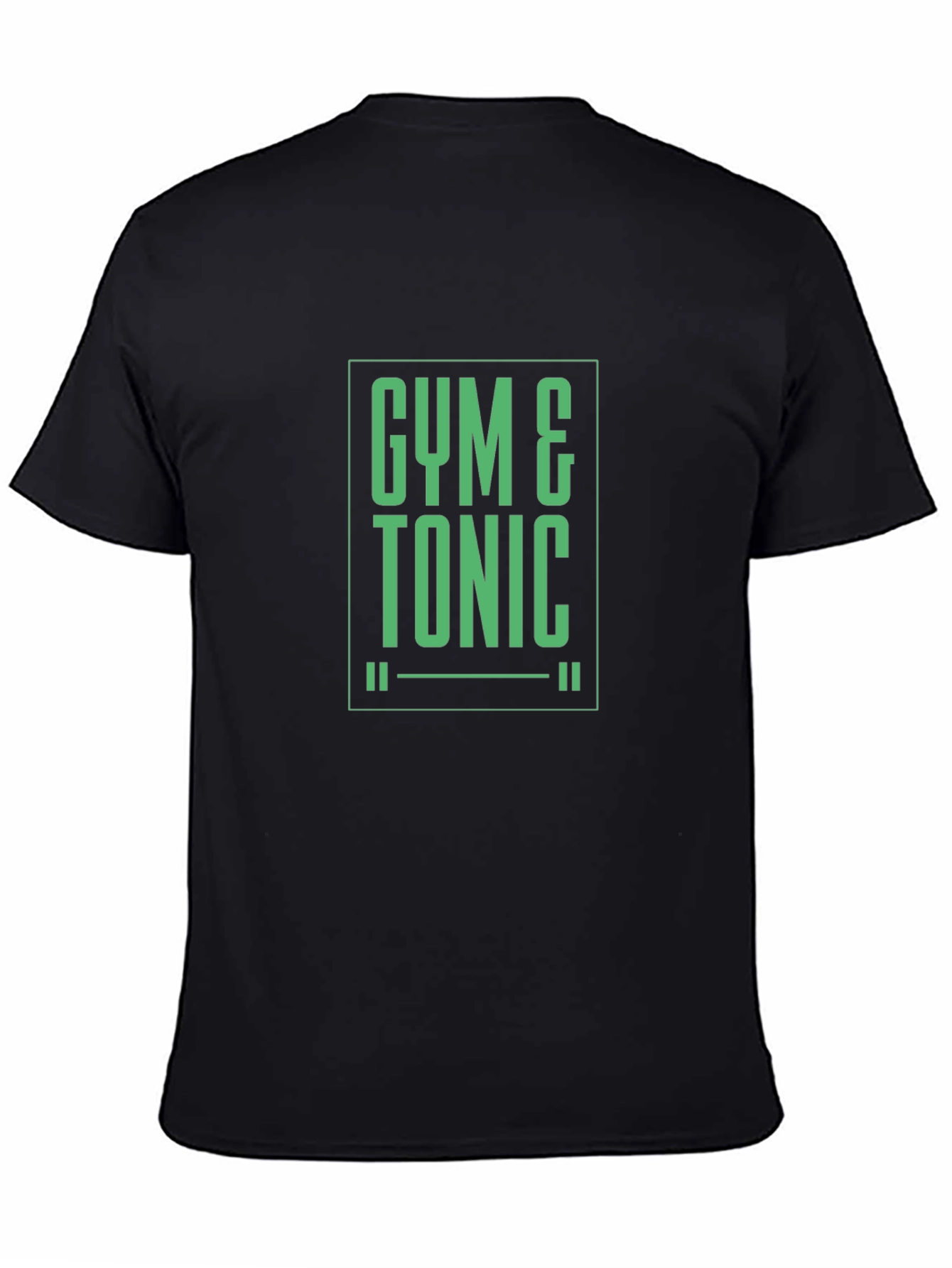 Gym & Tonic Black T-Shirt - Mens Fitness Apparel