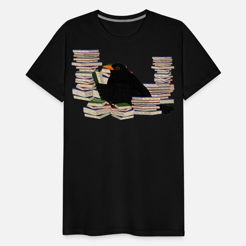 Blackbird Birds and Books Reading Bird Watching