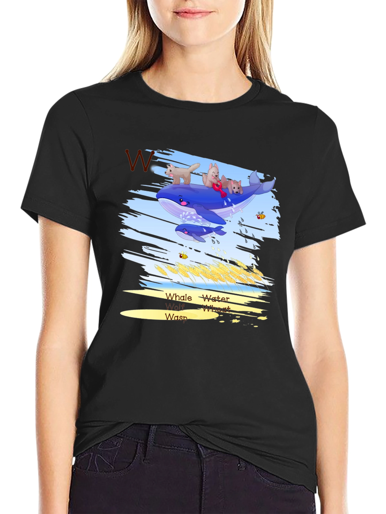 Whale & Friends Graphic Tee