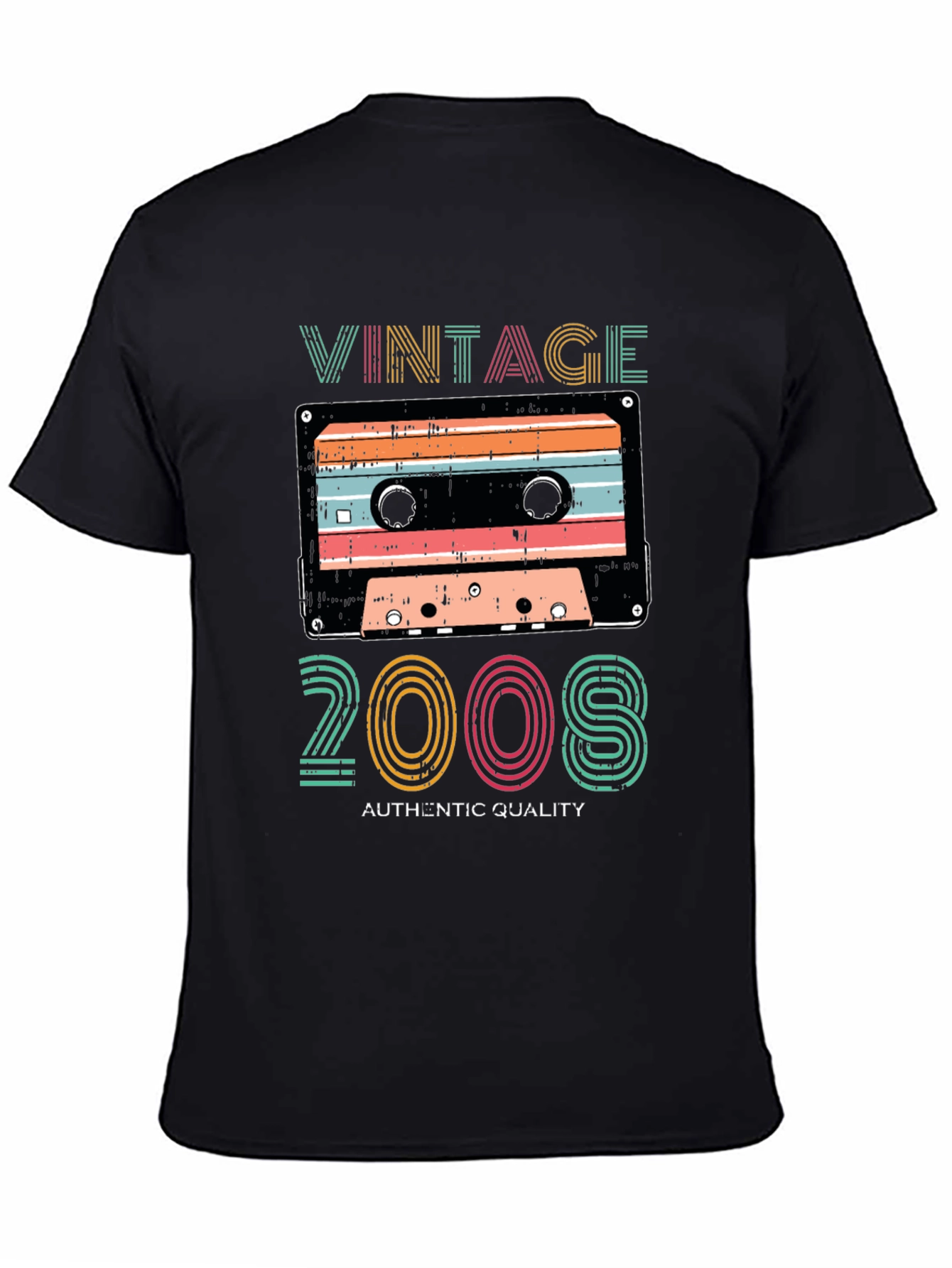 Vintage 2008 Cassette Graphic T-Shirt