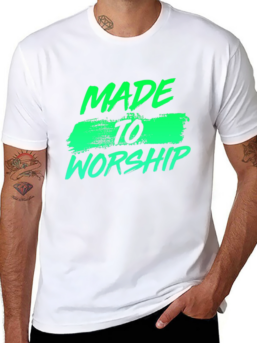 Made to Worship Graphic Tee - Black