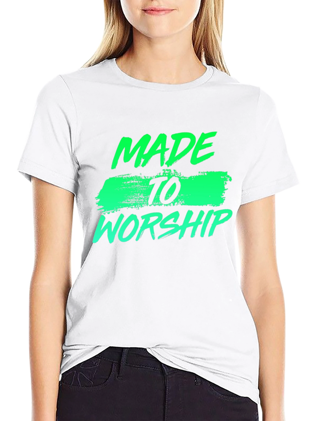 Made to Worship Graphic Tee - Black