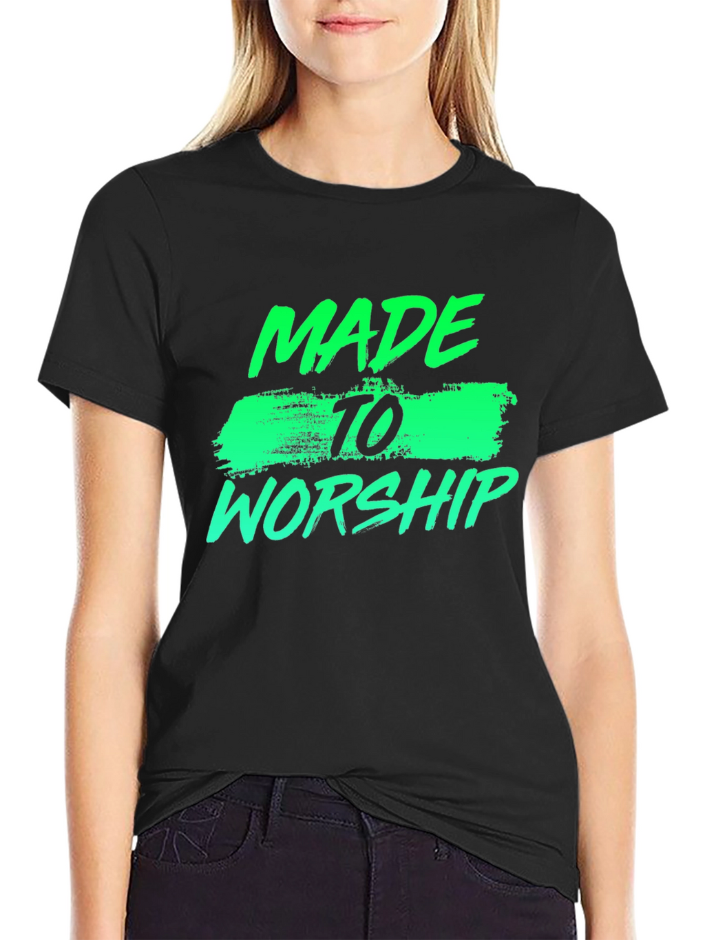 Made to Worship Graphic Tee - Black