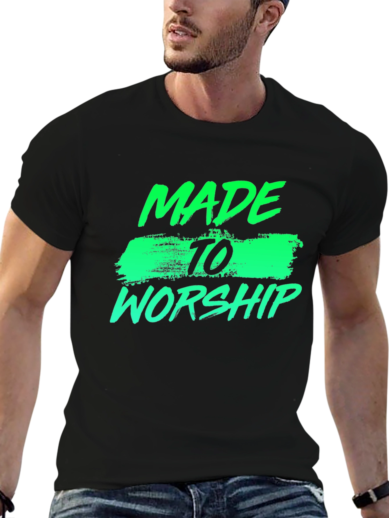 Made to Worship Graphic Tee - Black