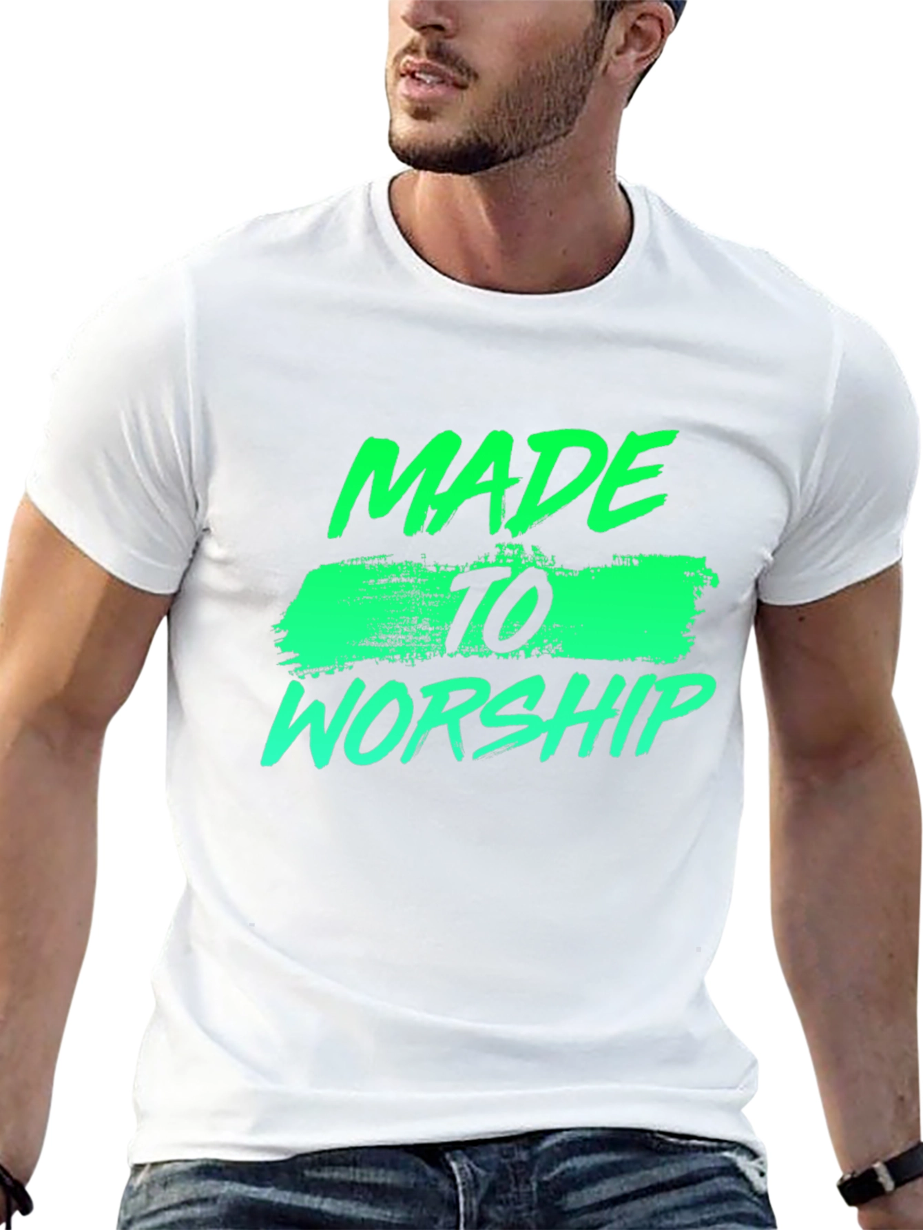 Made to Worship Graphic Tee - Black