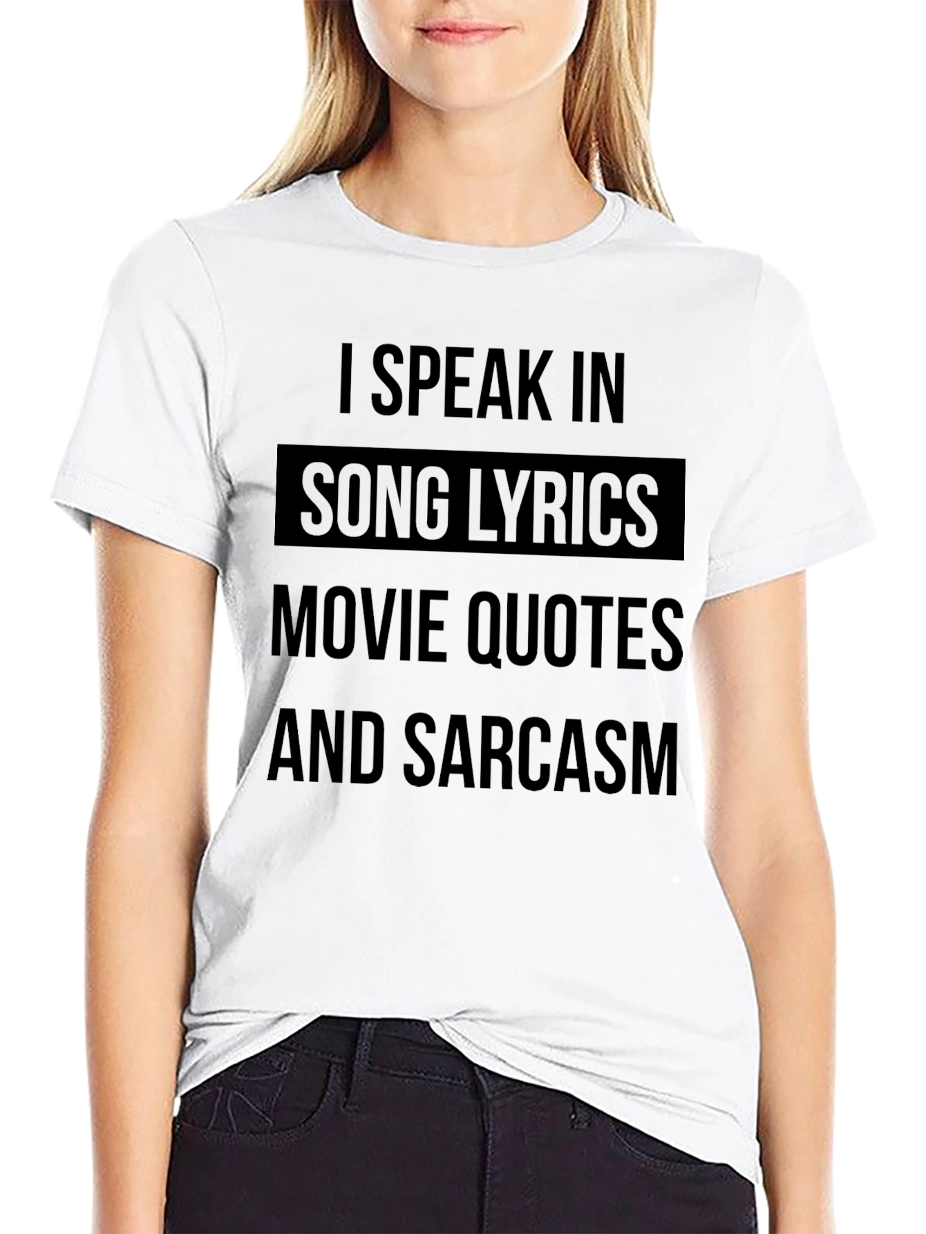 I Speak In Song Lyrics Mens T-Shirt