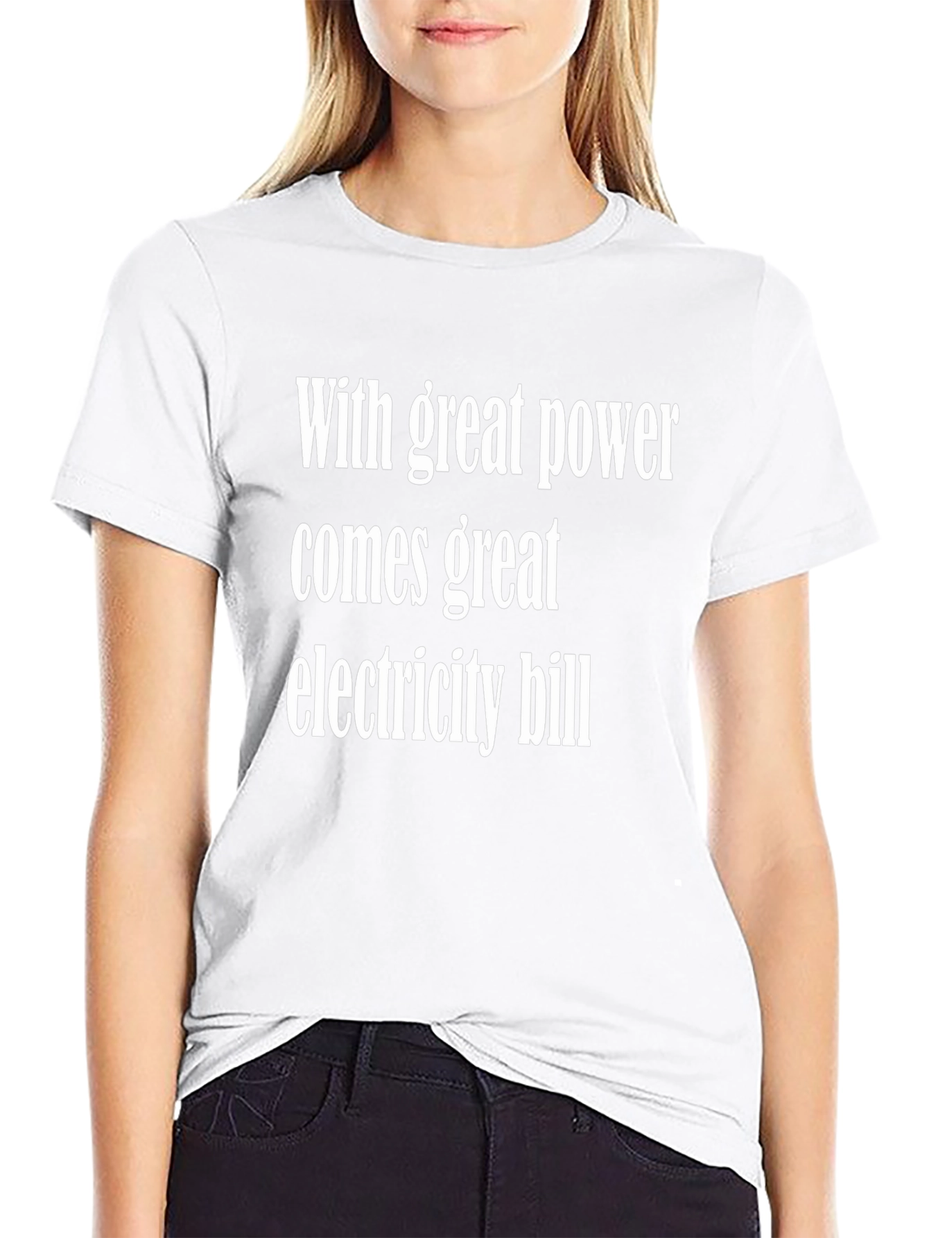 Funny Power & Electricity Bill Graphic T-Shirt