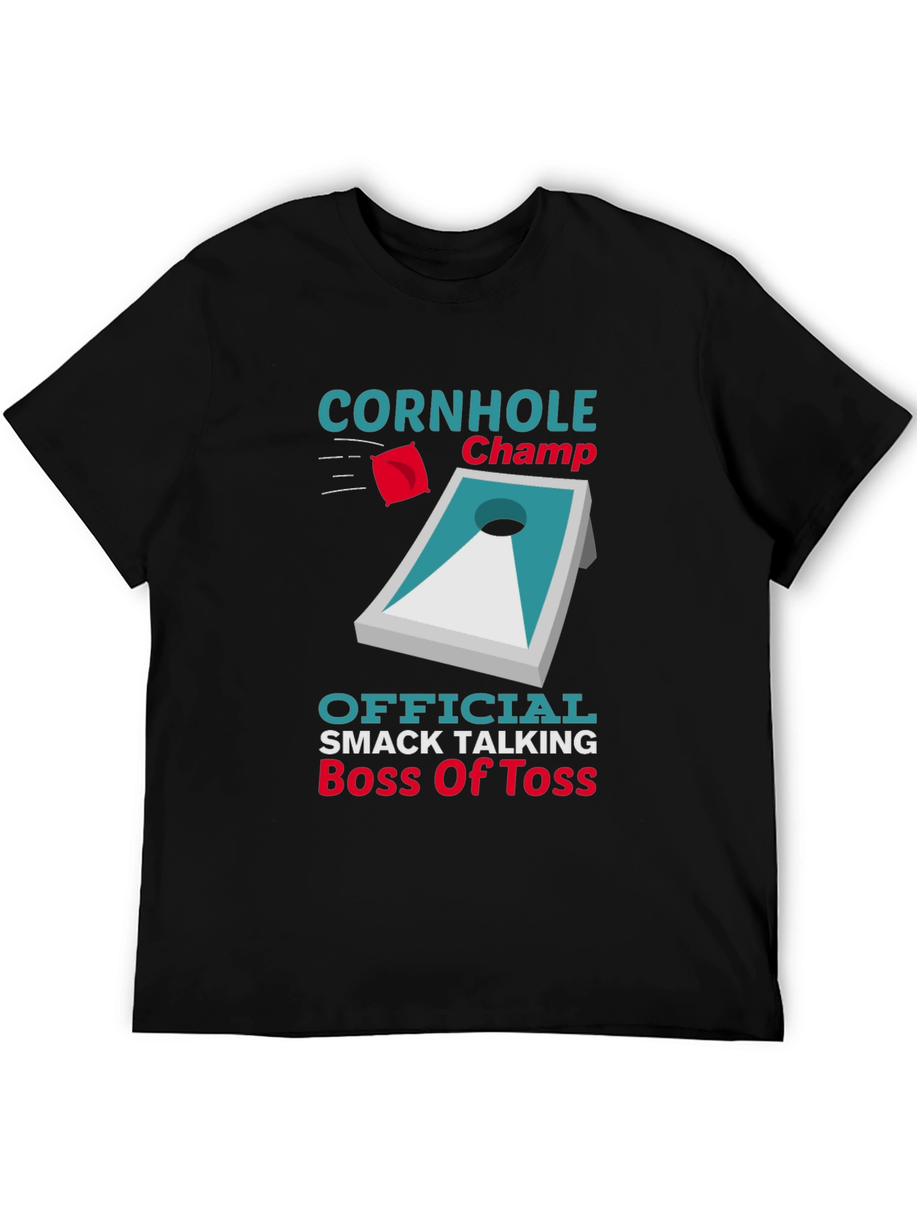Cornhole Champ Boss of Toss Graphic T-Shirt