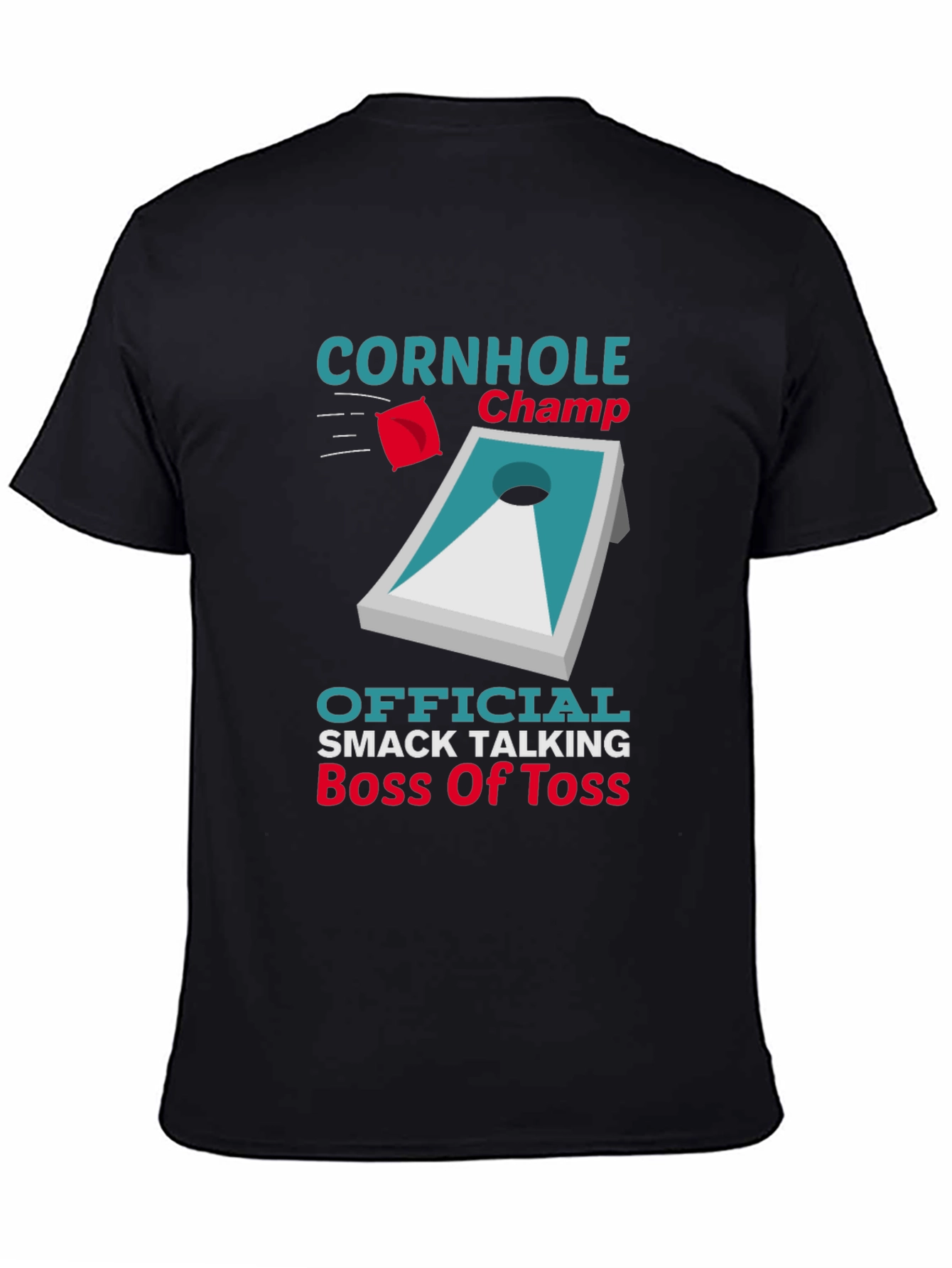 Cornhole Champ Boss of Toss Graphic T-Shirt