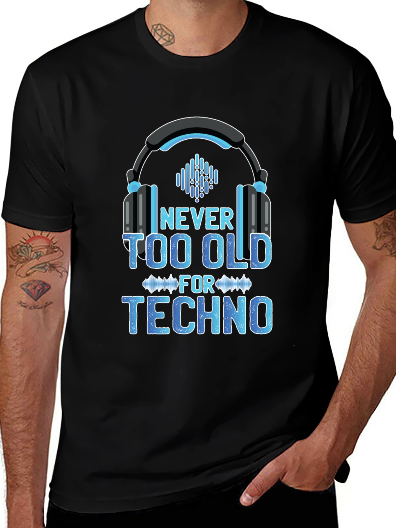 Never Too Old for Techno T-Shirt