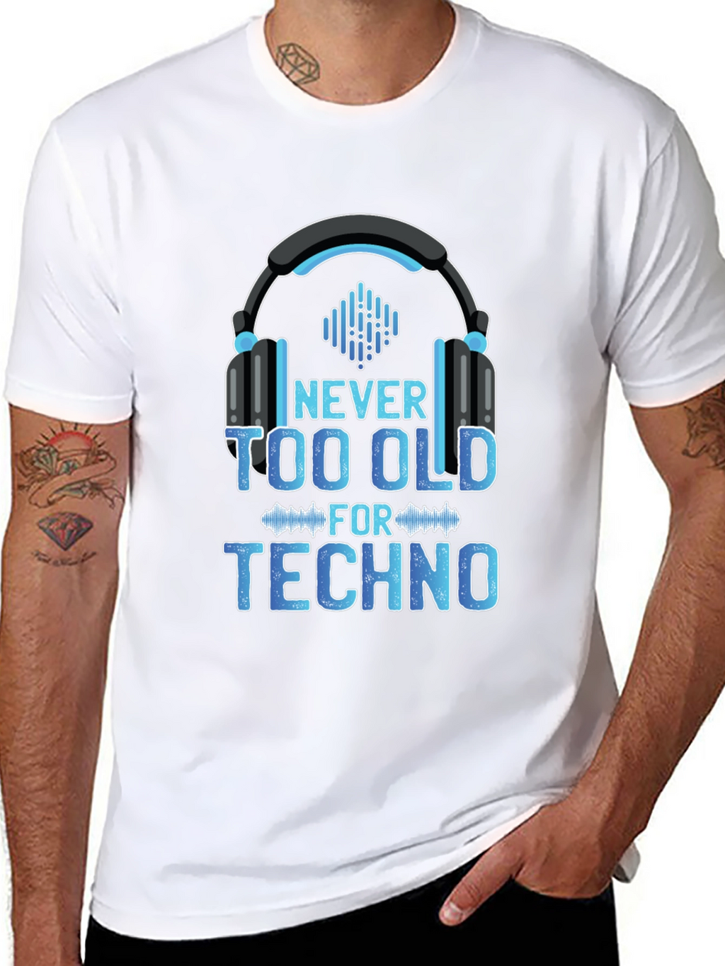 Never Too Old for Techno T-Shirt