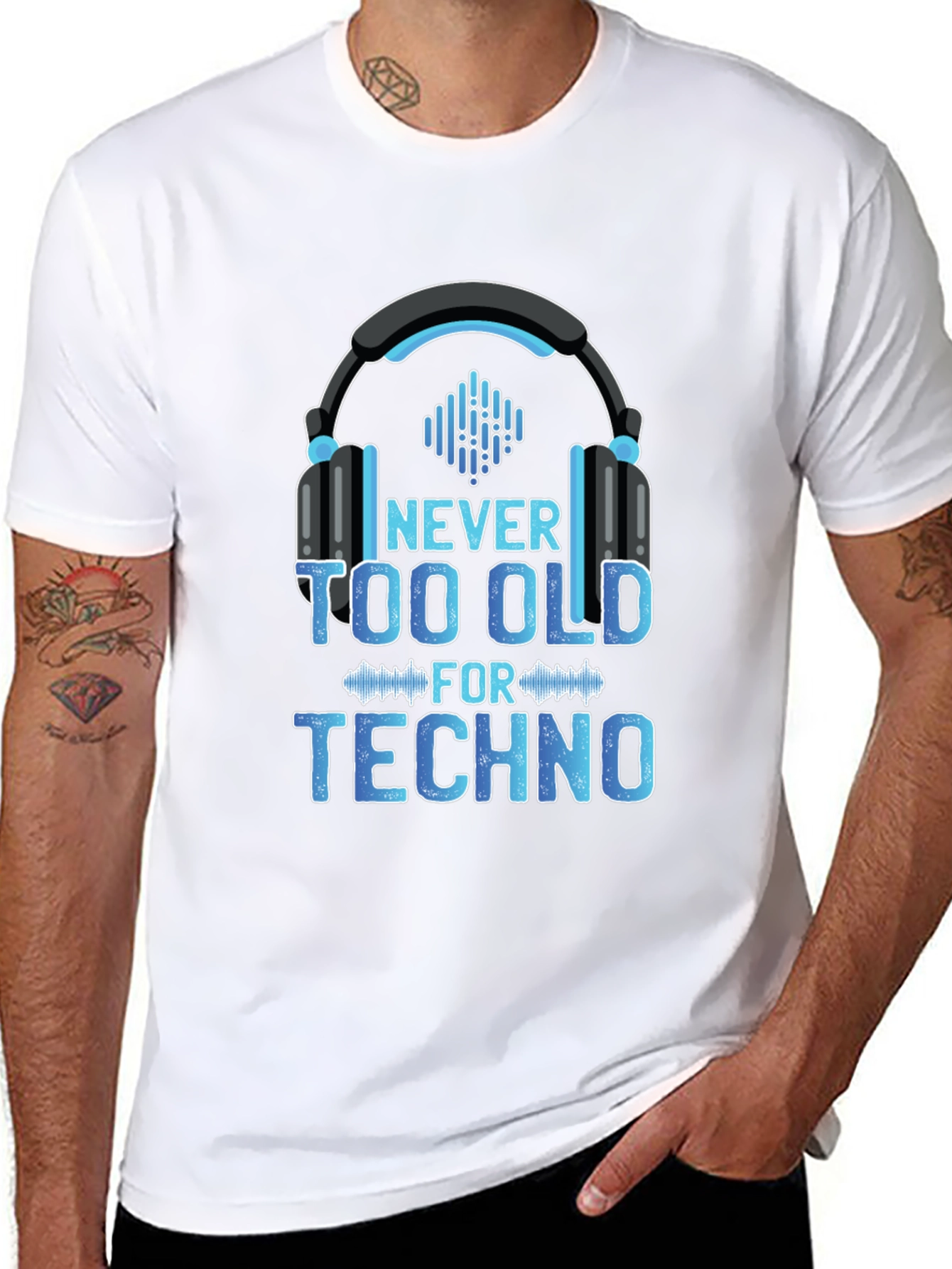 Never Too Old for Techno T-Shirt