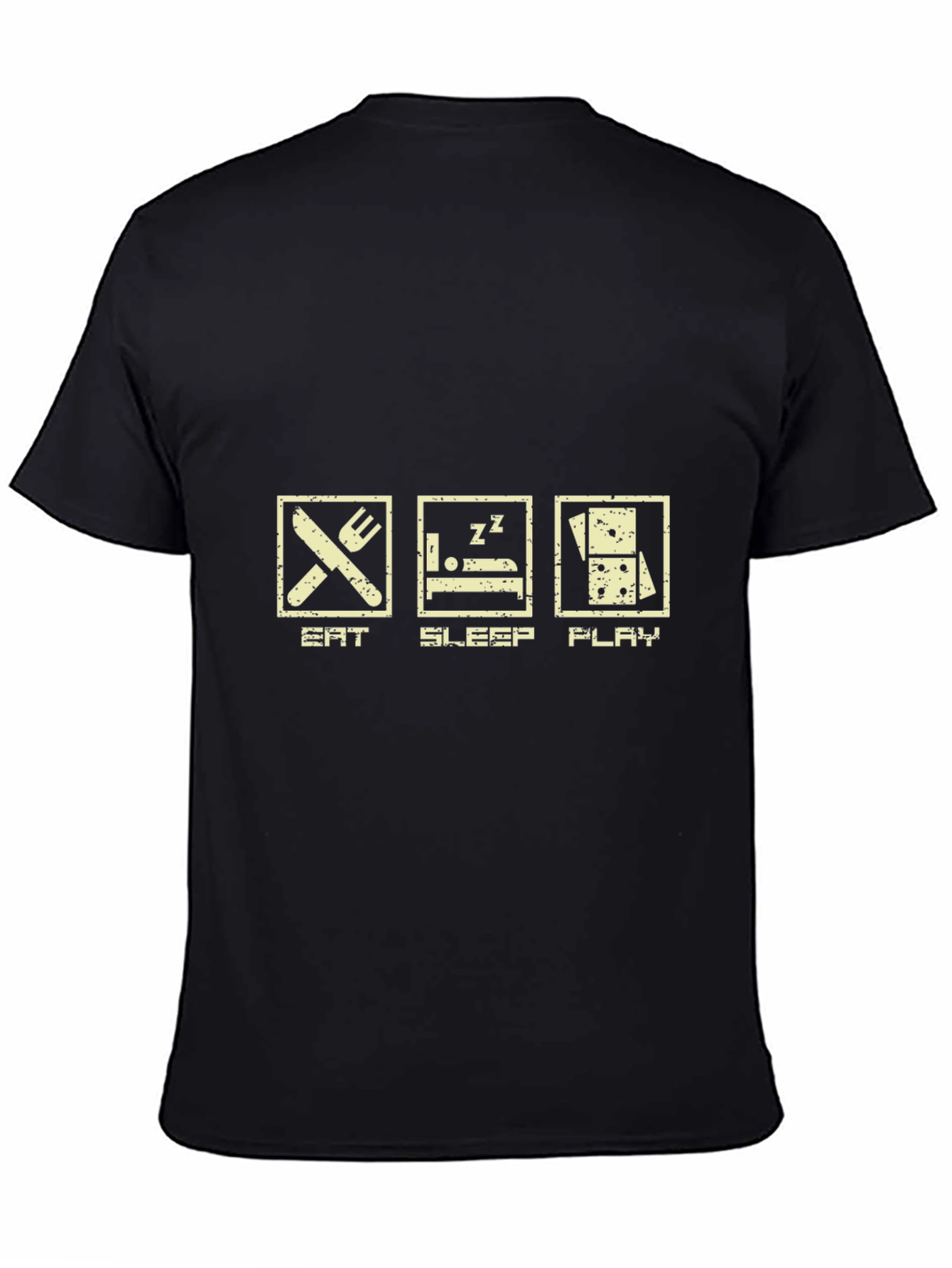 Eat Sleep Play T-Shirt - Domino Game Tee