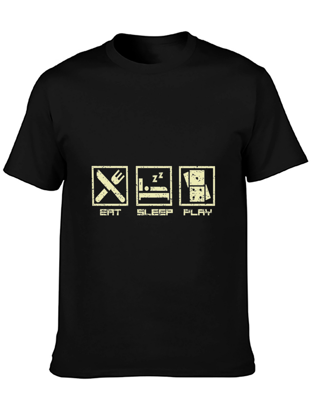 Eat Sleep Play T-Shirt - Domino Game Tee