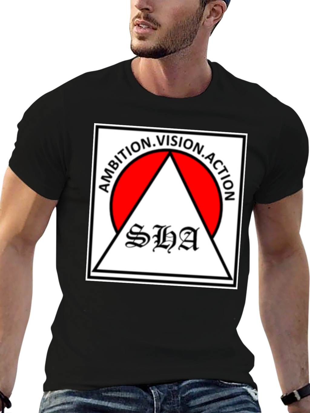 Ambition Vision Action Graphic Tee