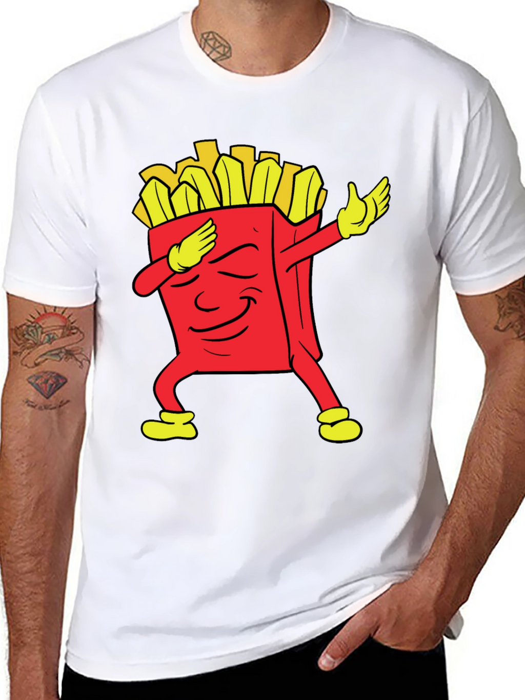 Dabbing Fries Graphic Tee