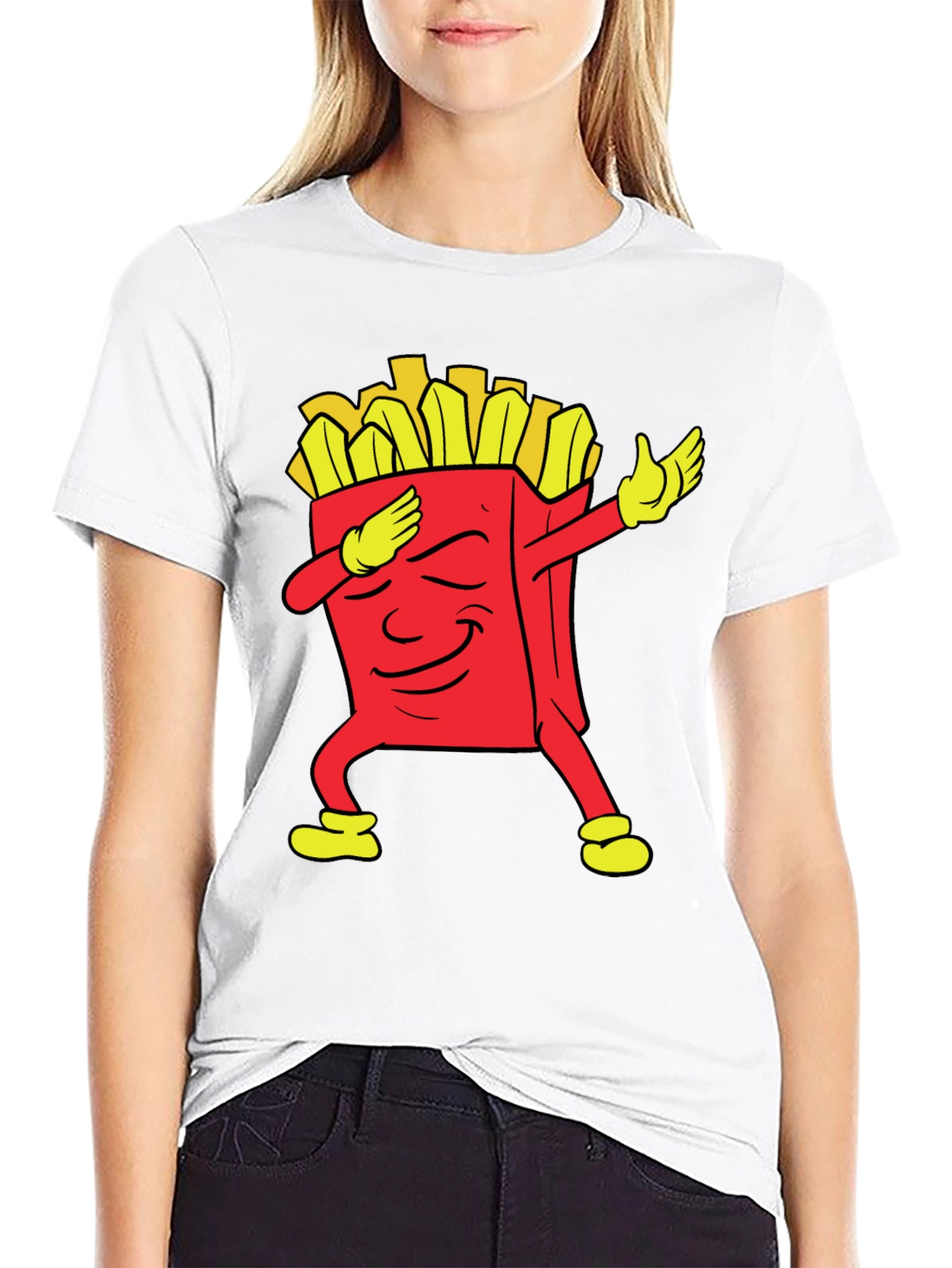 Dabbing Fries Graphic Tee