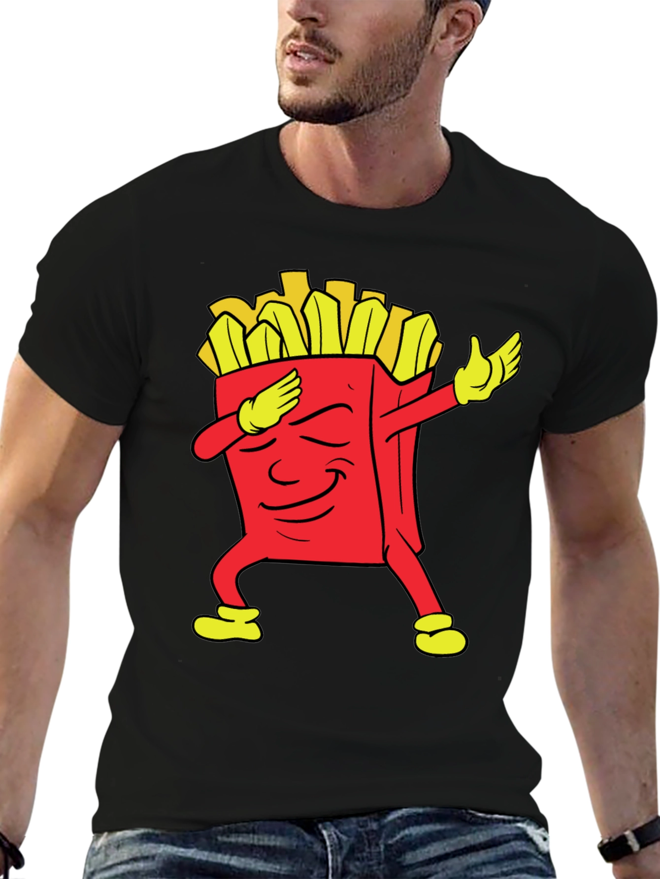Dabbing Fries Graphic Tee