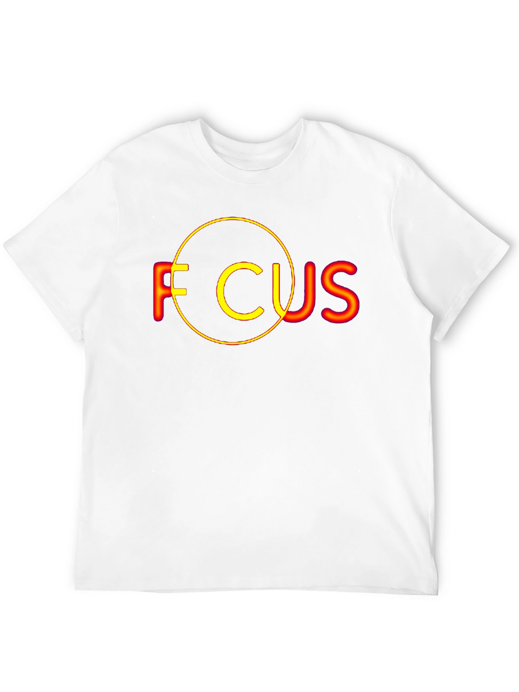 Focus Graphic T-Shirt - Black Cotton Tee