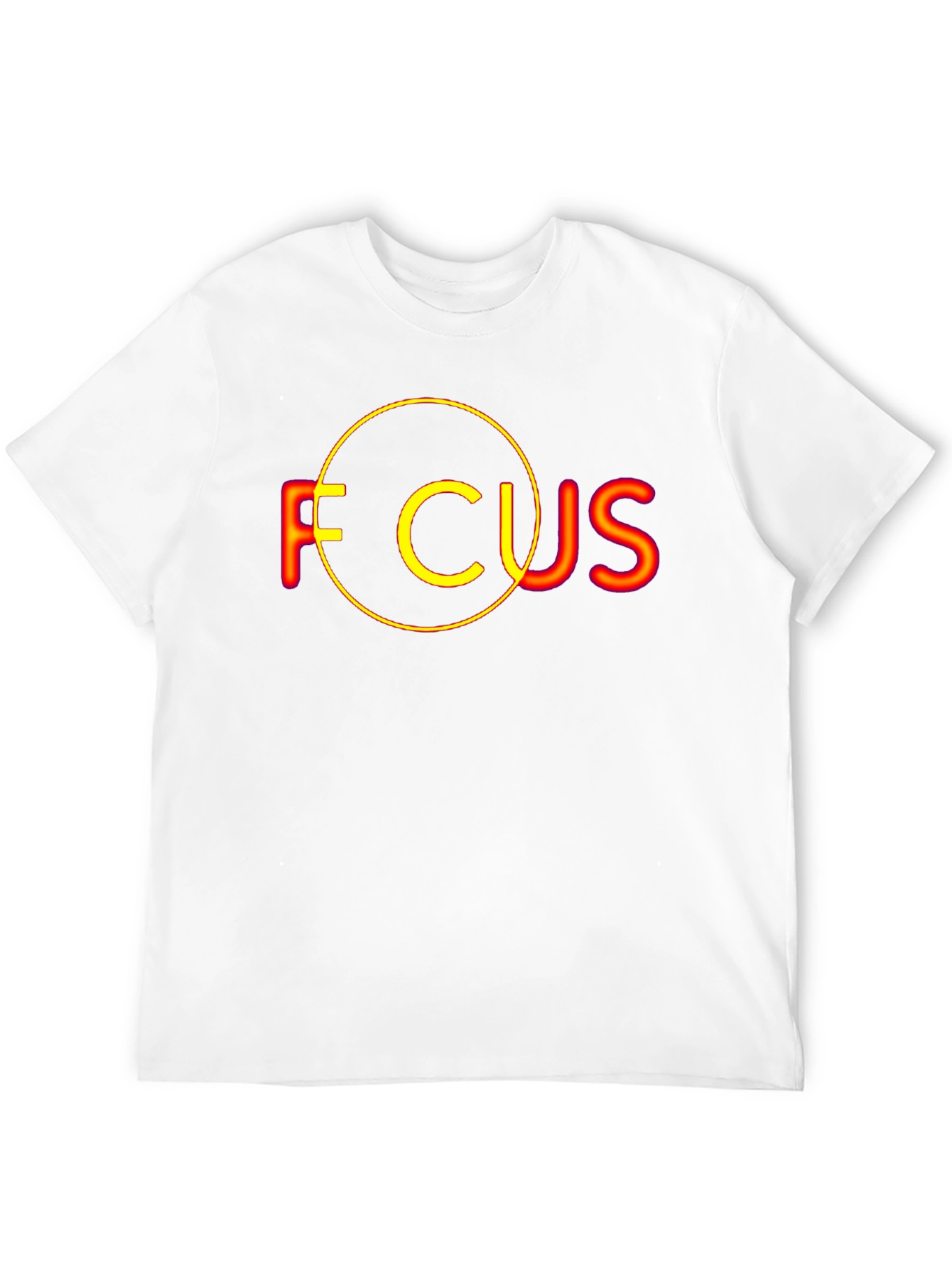 Focus Graphic T-Shirt - Black Cotton Tee