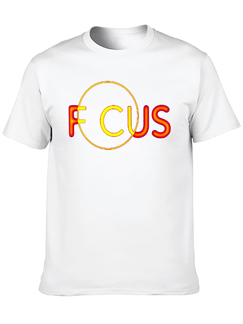 Focus Graphic T-Shirt - Black Cotton Tee