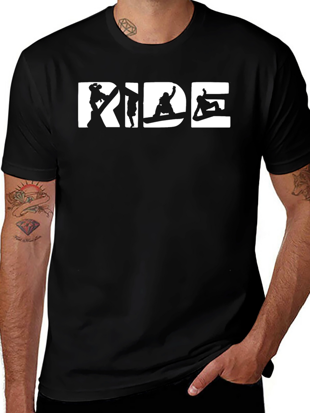 Ride Snowboard T-Shirt Black