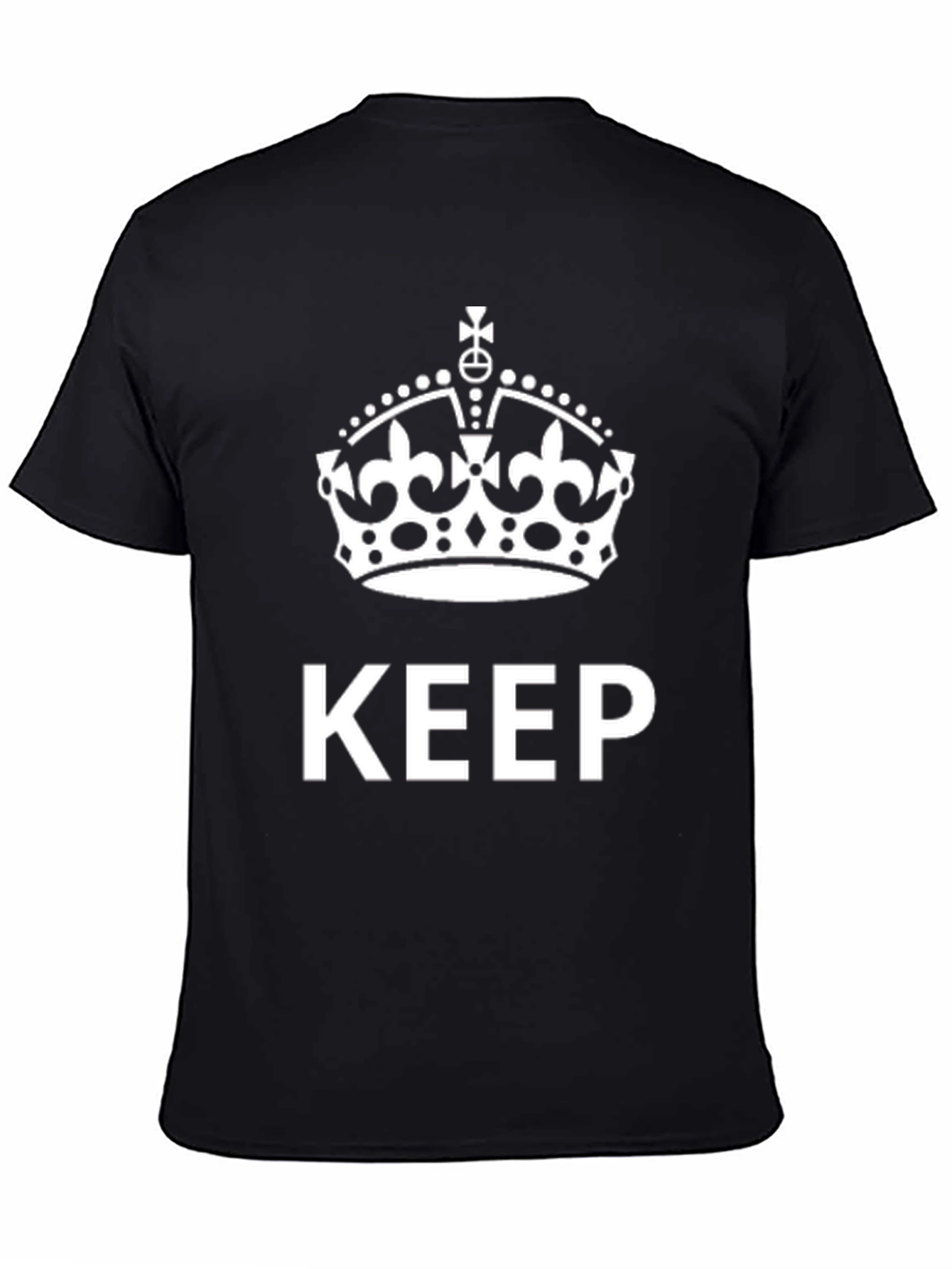Keep Calm Crown Black Tee