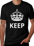 Keep Calm Crown Black Tee