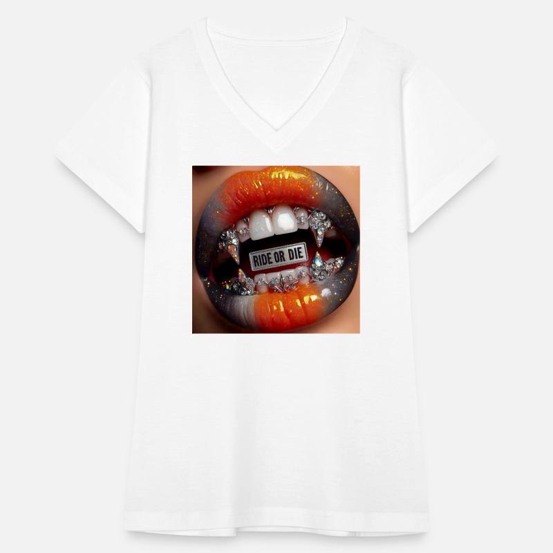 Bold Edgy Lip Art with Ride or Die Drip