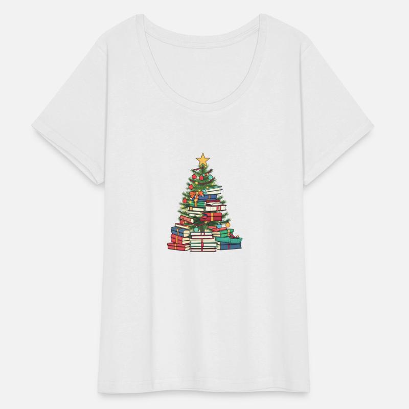 Bookworm Christmas Tree books