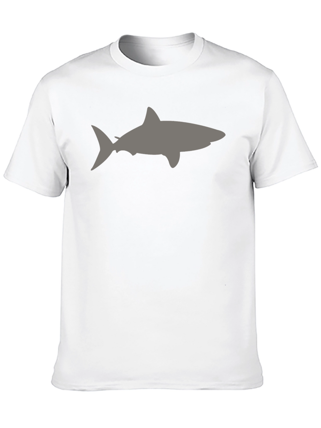 Shark Silhouette Black T-Shirt for Men