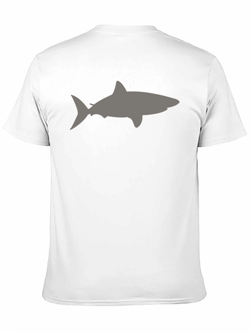 Shark Silhouette Black T-Shirt for Men