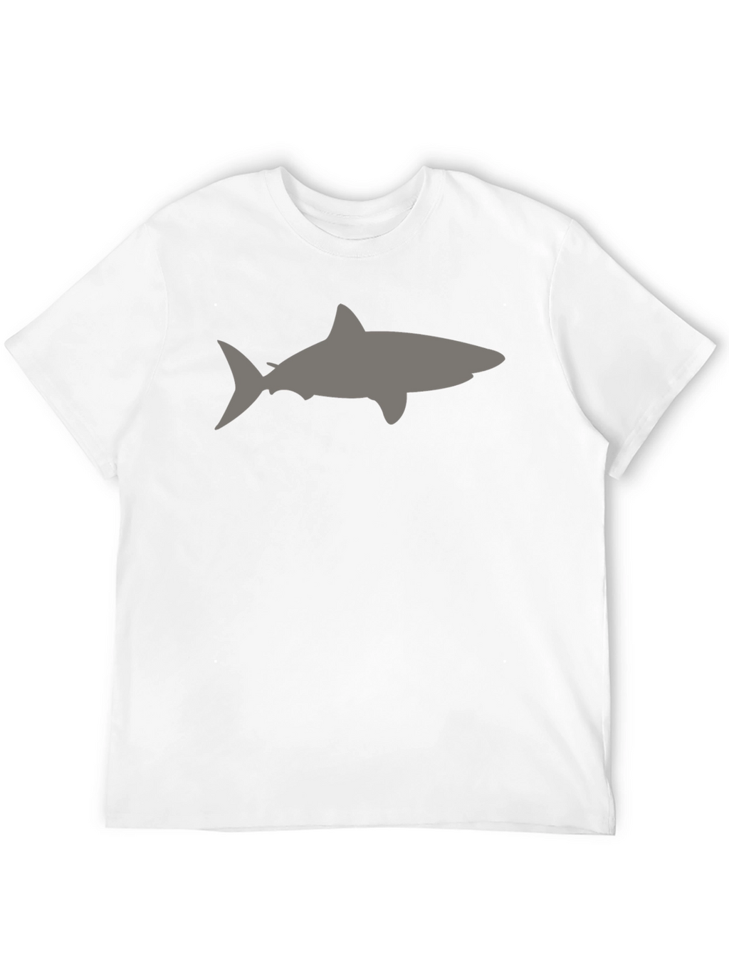 Shark Silhouette Black T-Shirt for Men