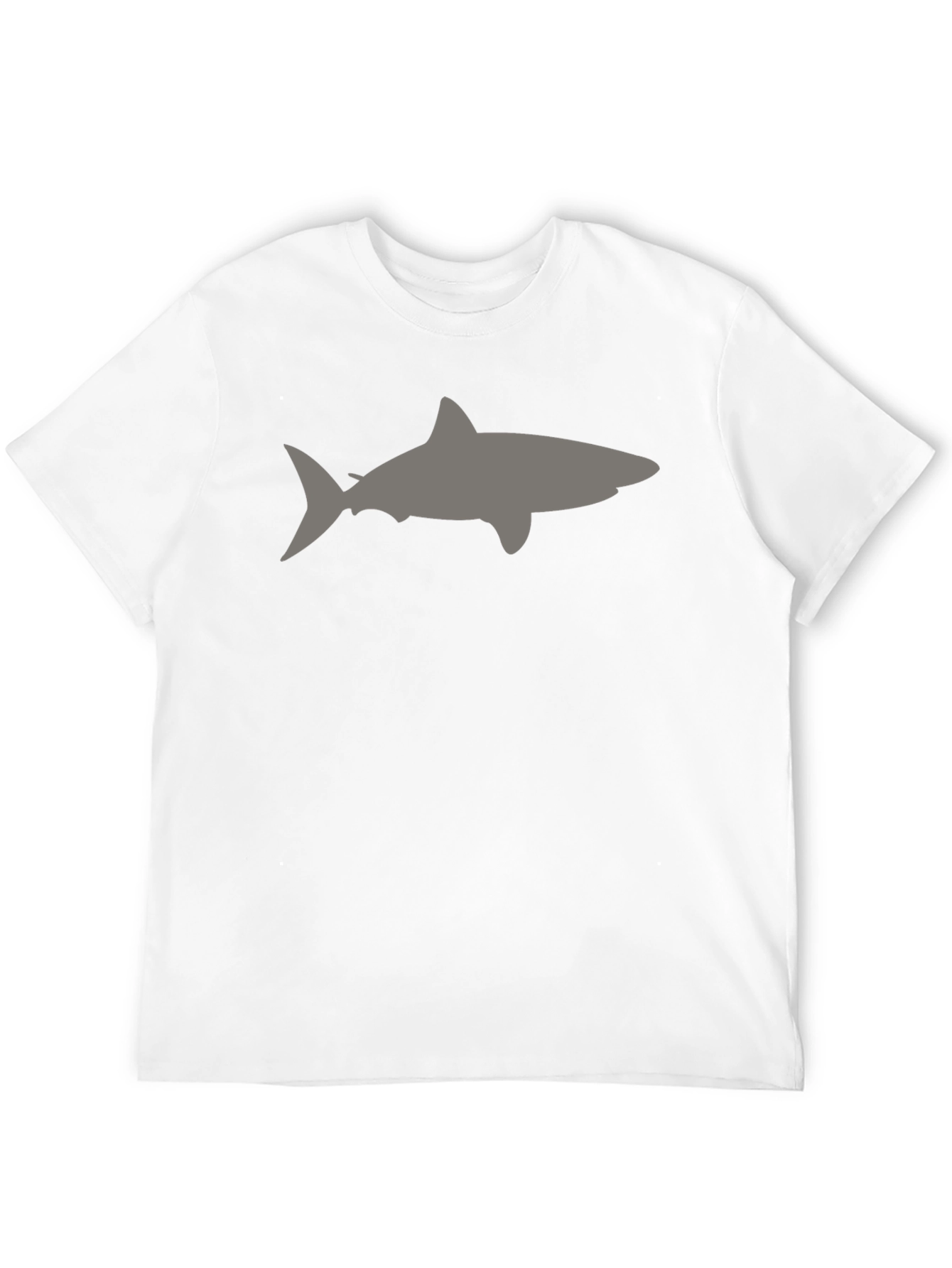 Shark Silhouette Black T-Shirt for Men
