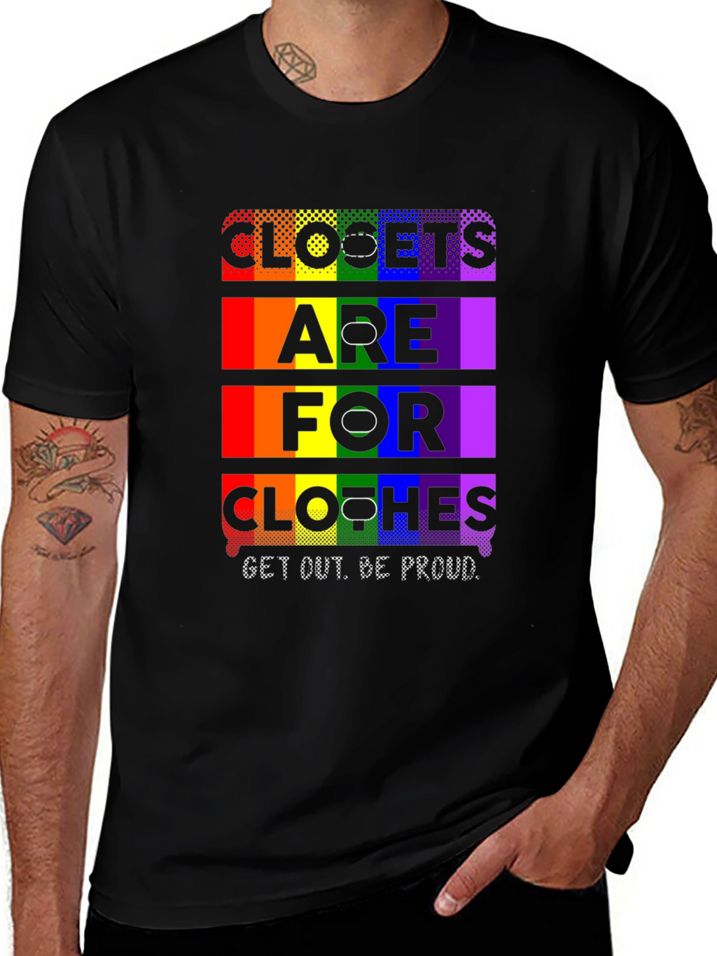 Pride LGBTQ+ Closet T-Shirt - Be Proud!