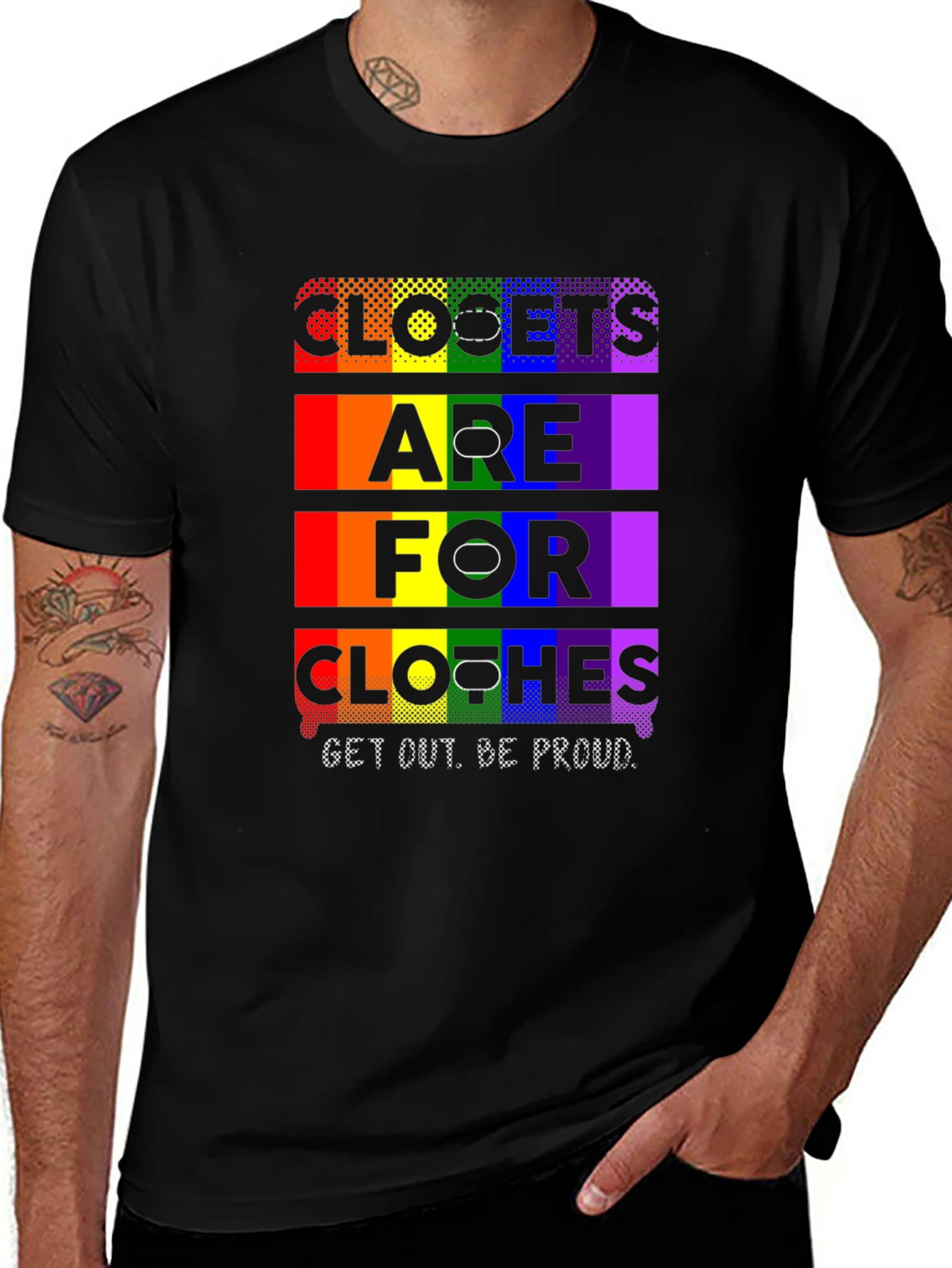 Pride LGBTQ+ Closet T-Shirt - Be Proud!