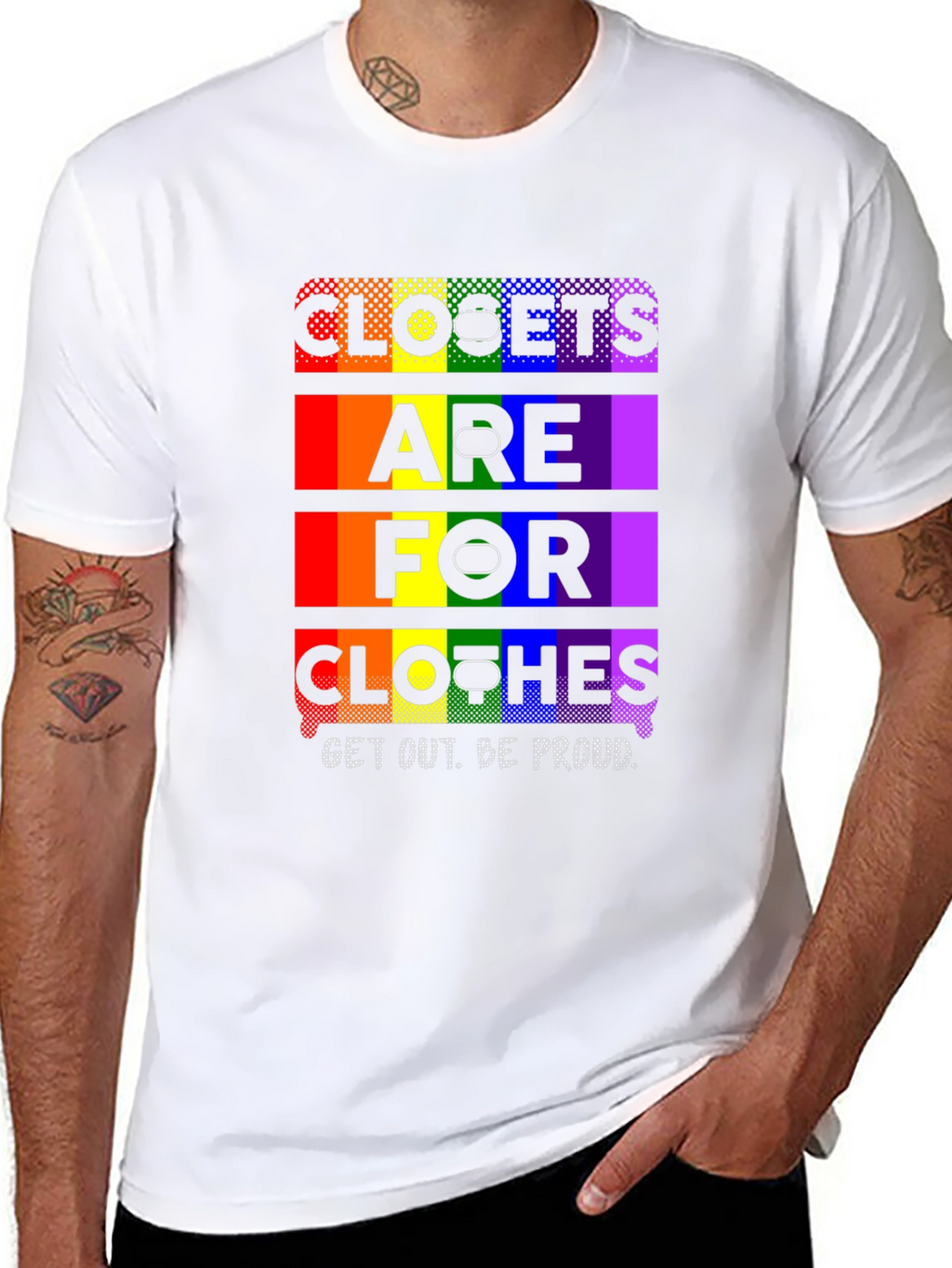 Pride LGBTQ+ Closet T-Shirt - Be Proud!