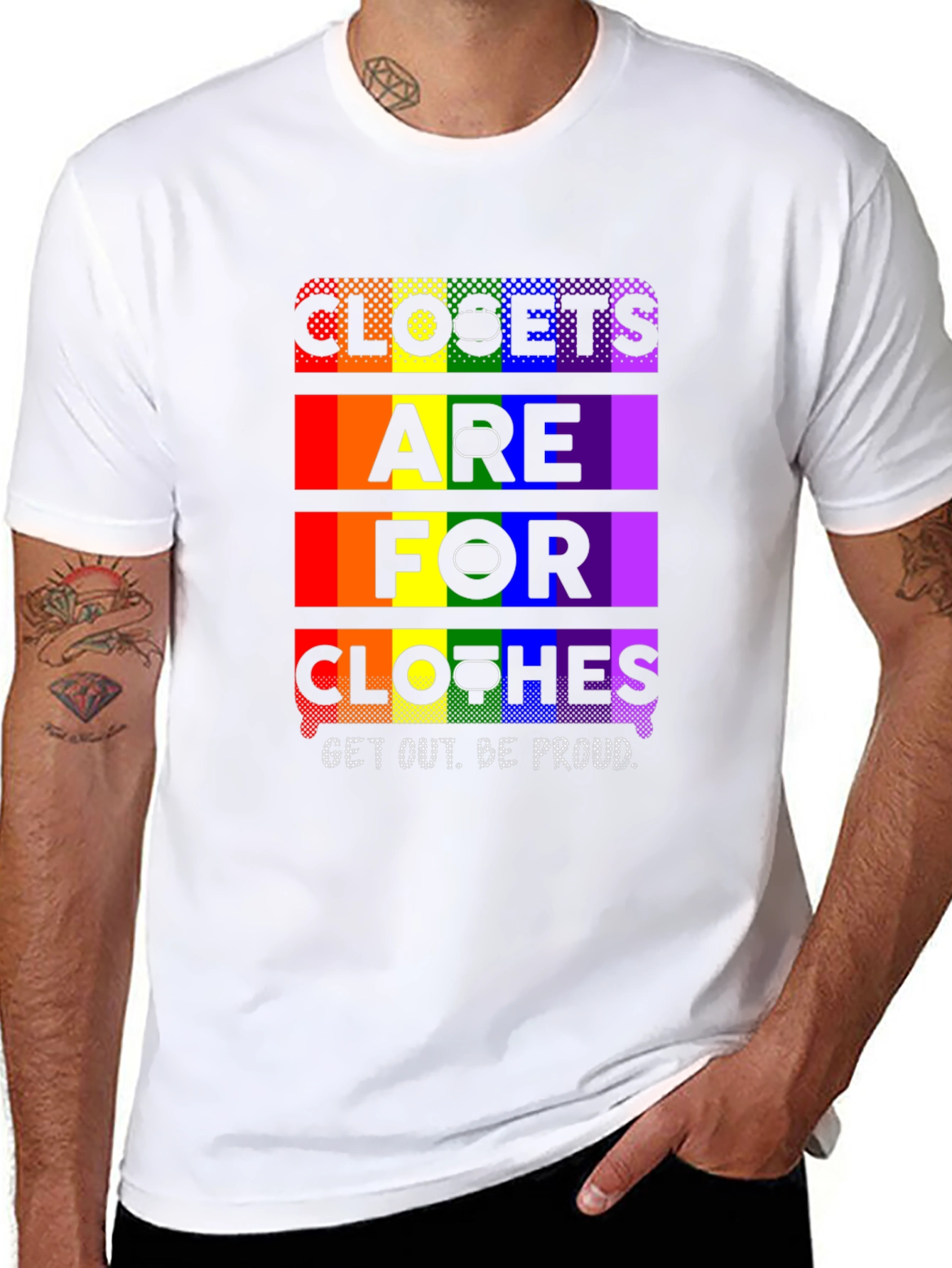 Pride LGBTQ+ Closet T-Shirt - Be Proud!