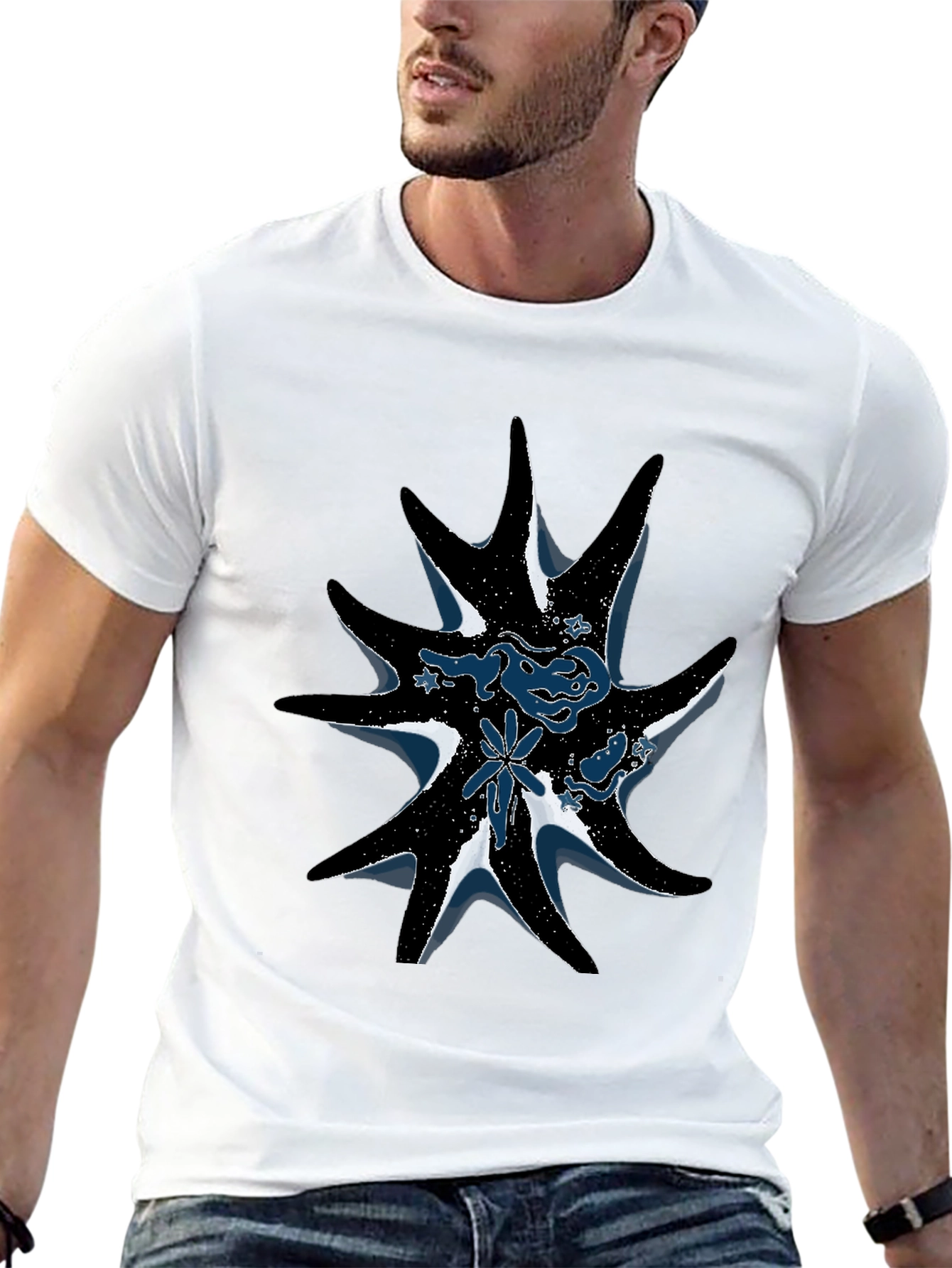 Cosmic Burst Graphic T-Shirt - Modern Streetwear
