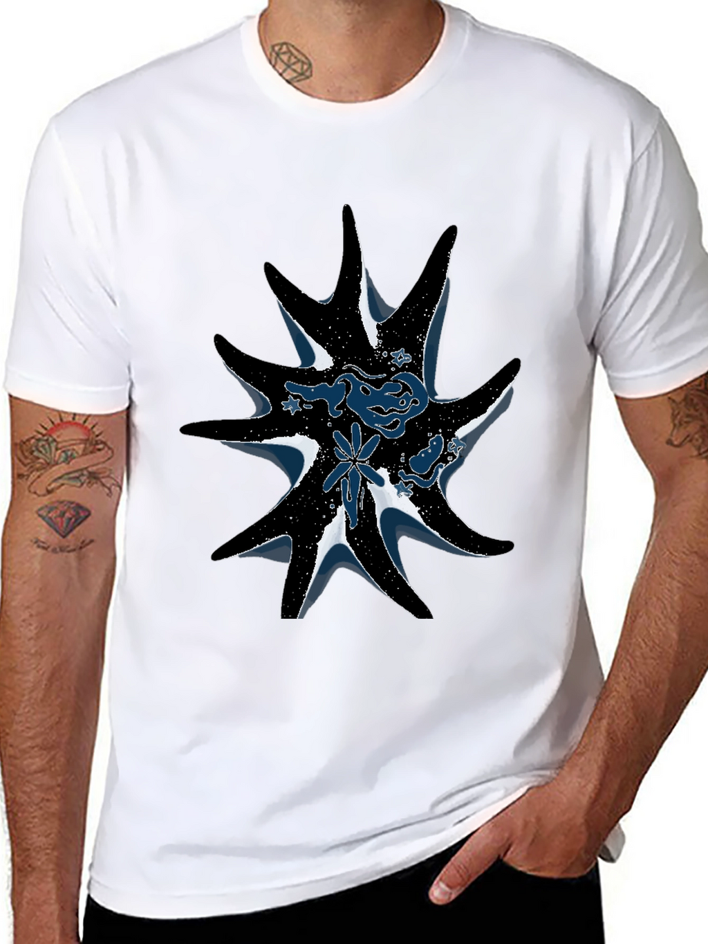 Cosmic Burst Graphic T-Shirt - Modern Streetwear