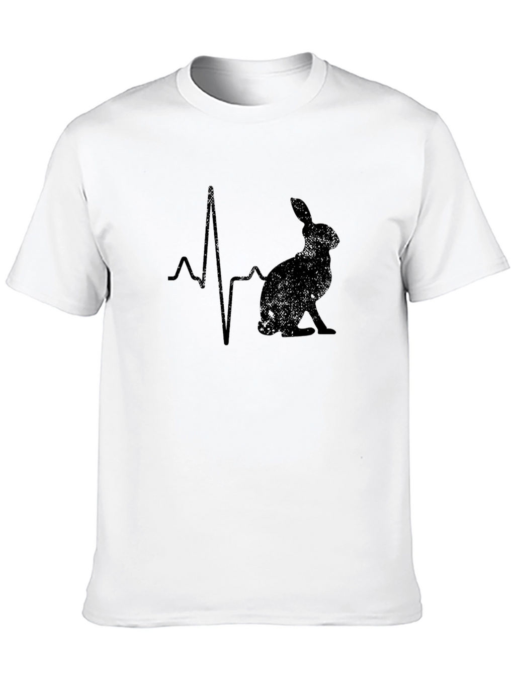 Rabbit Heartbeat Graphic T-Shirt